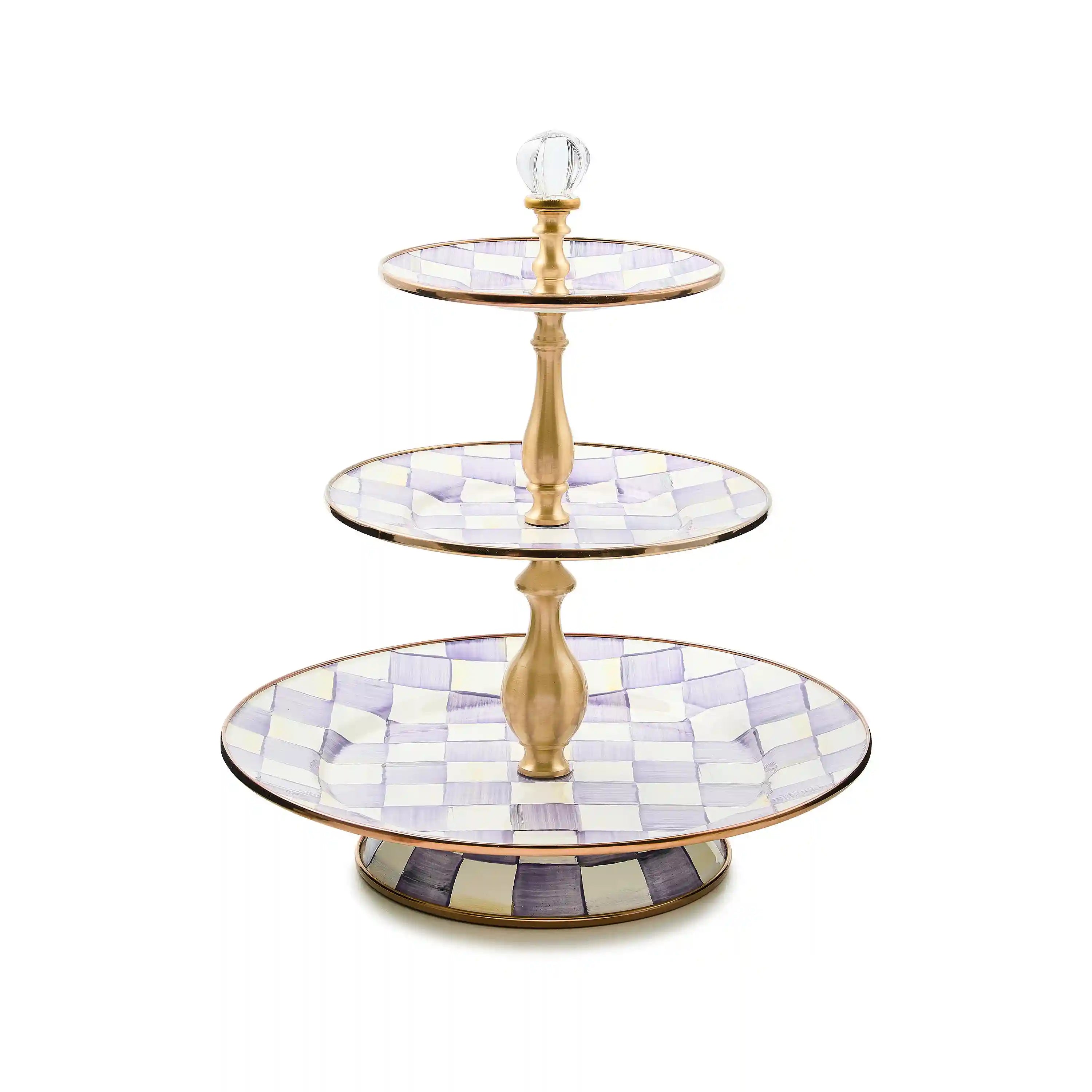 Courtly Check Three Tier Sweet Stand