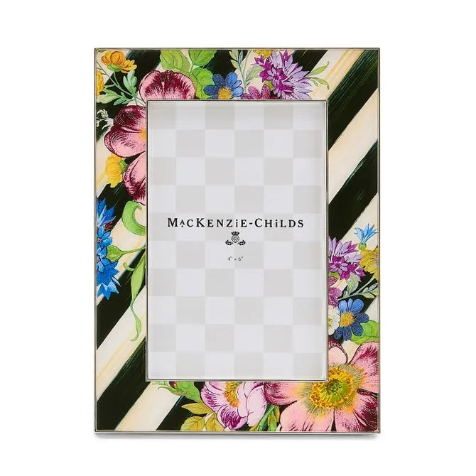 Flower Market Silver Plated 4" x 6" Frame