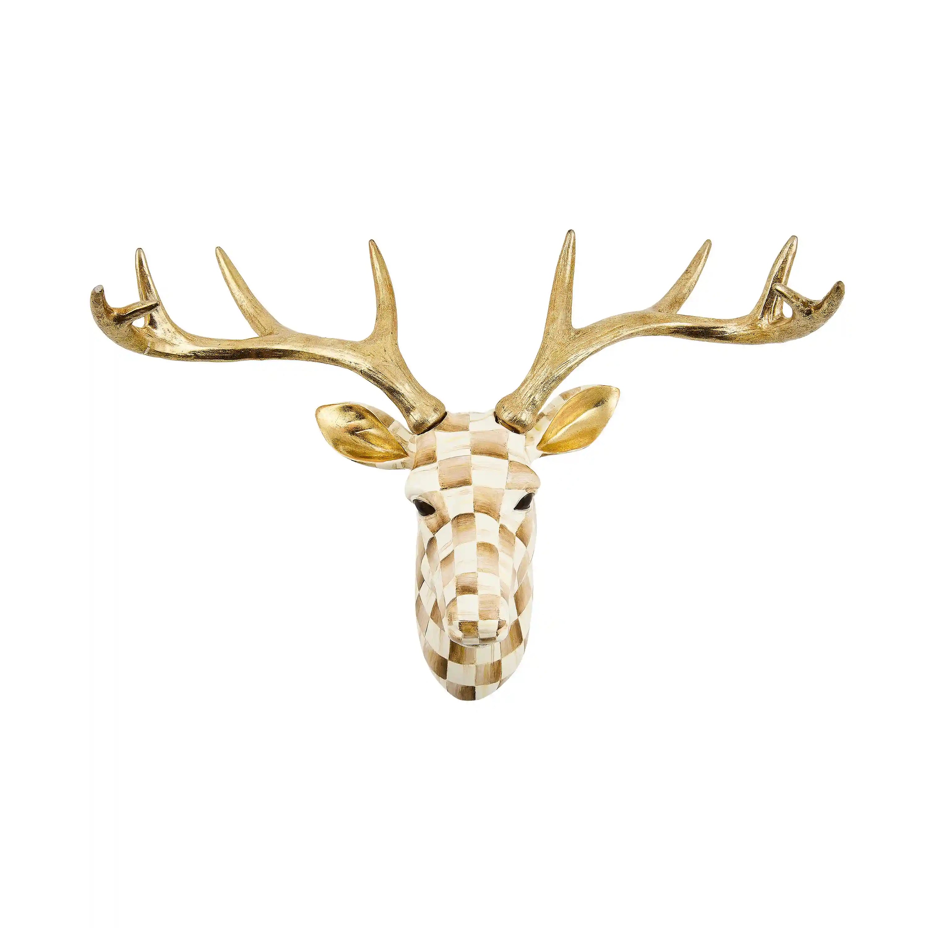 Rosy Check Small Deer Wall Decor