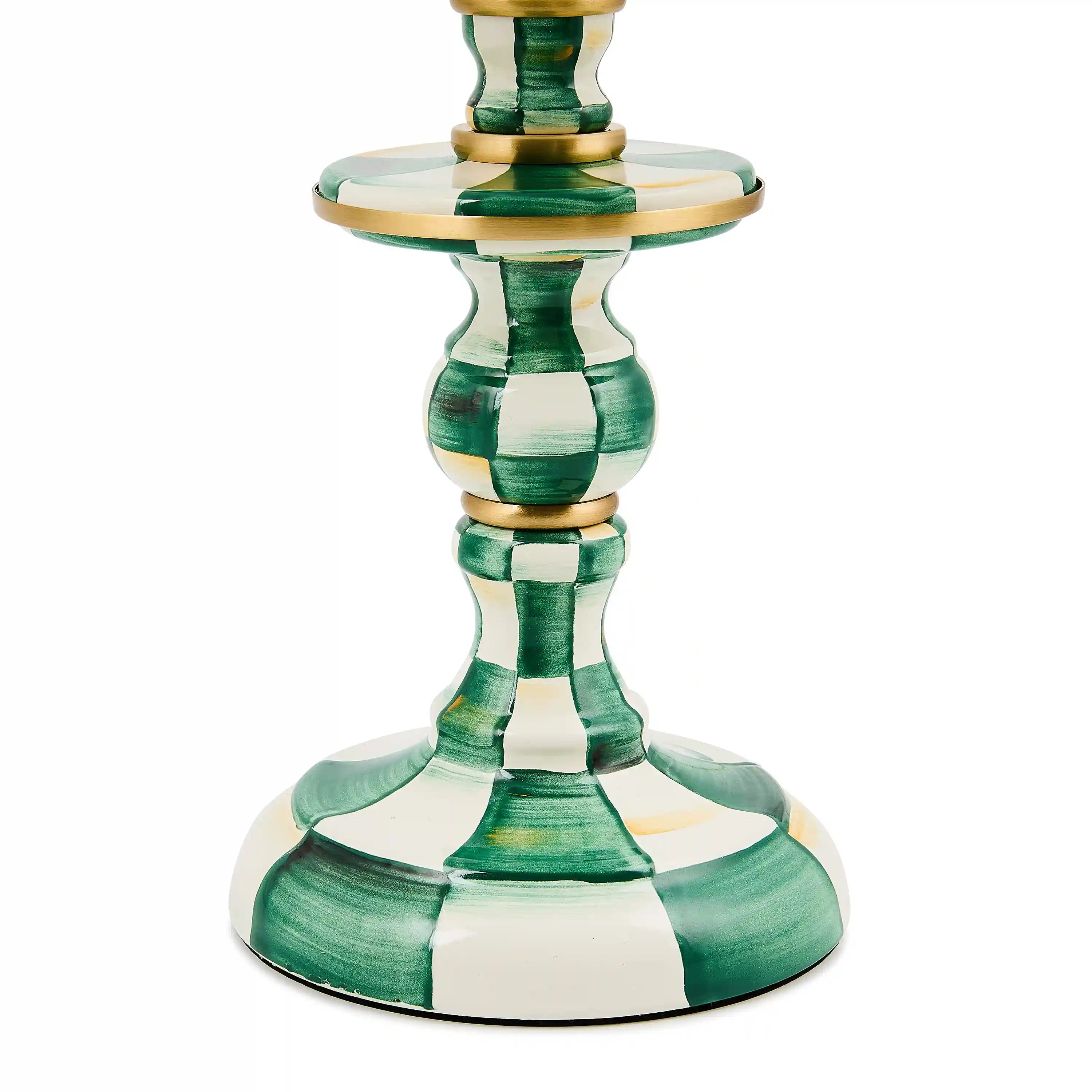 Sky Check Candlestick Lamp