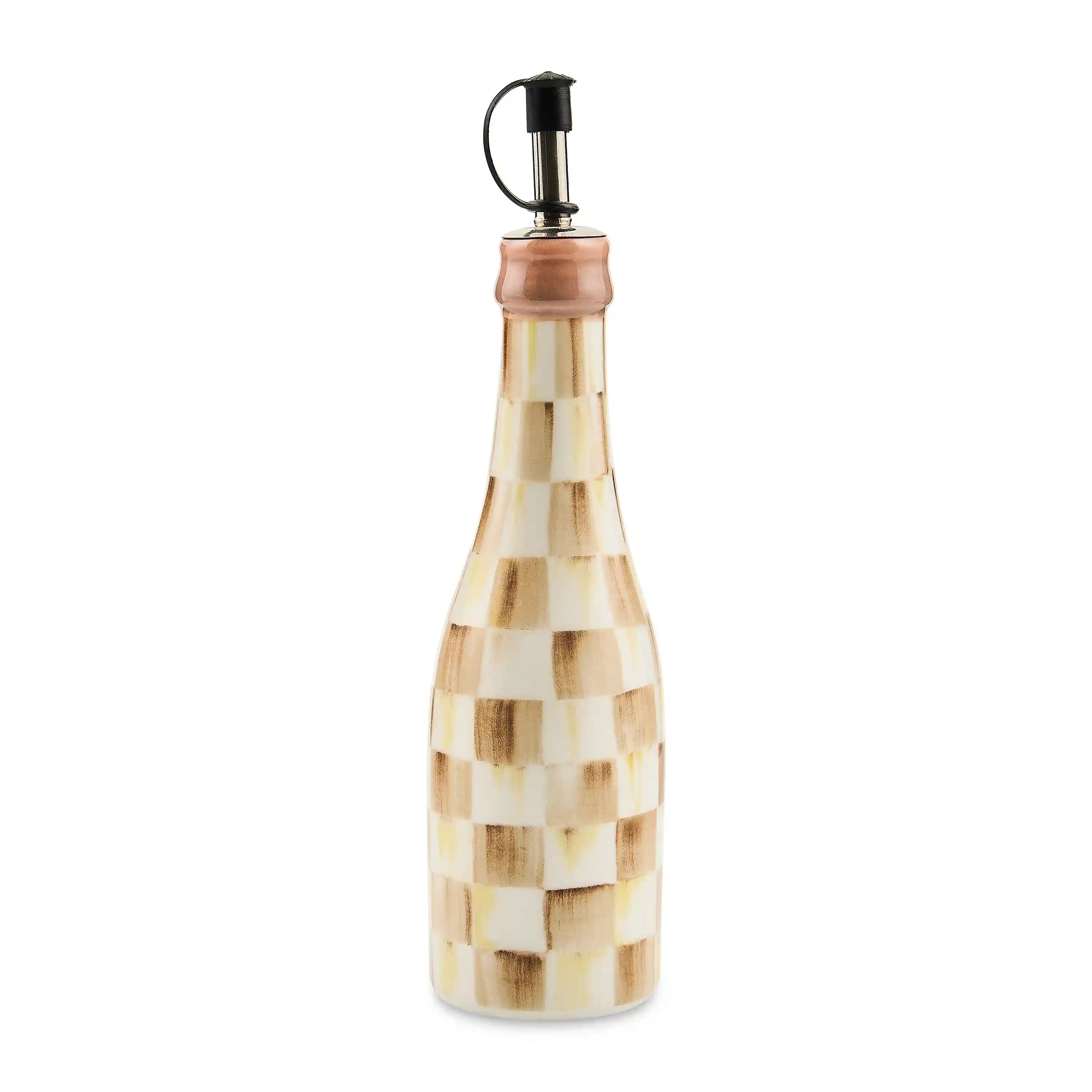 Sterling Check Farmhouse Oil Cruet