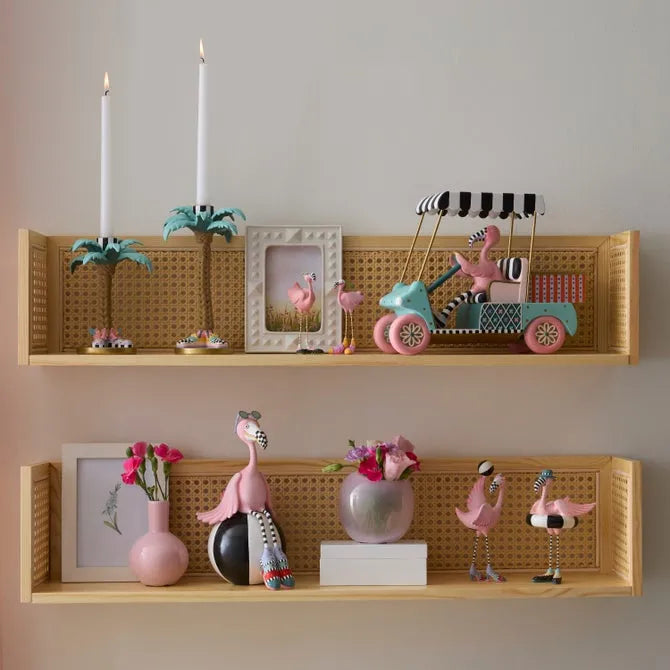 Patience Brewster Sheila and Sheldon Flamingo Figurines