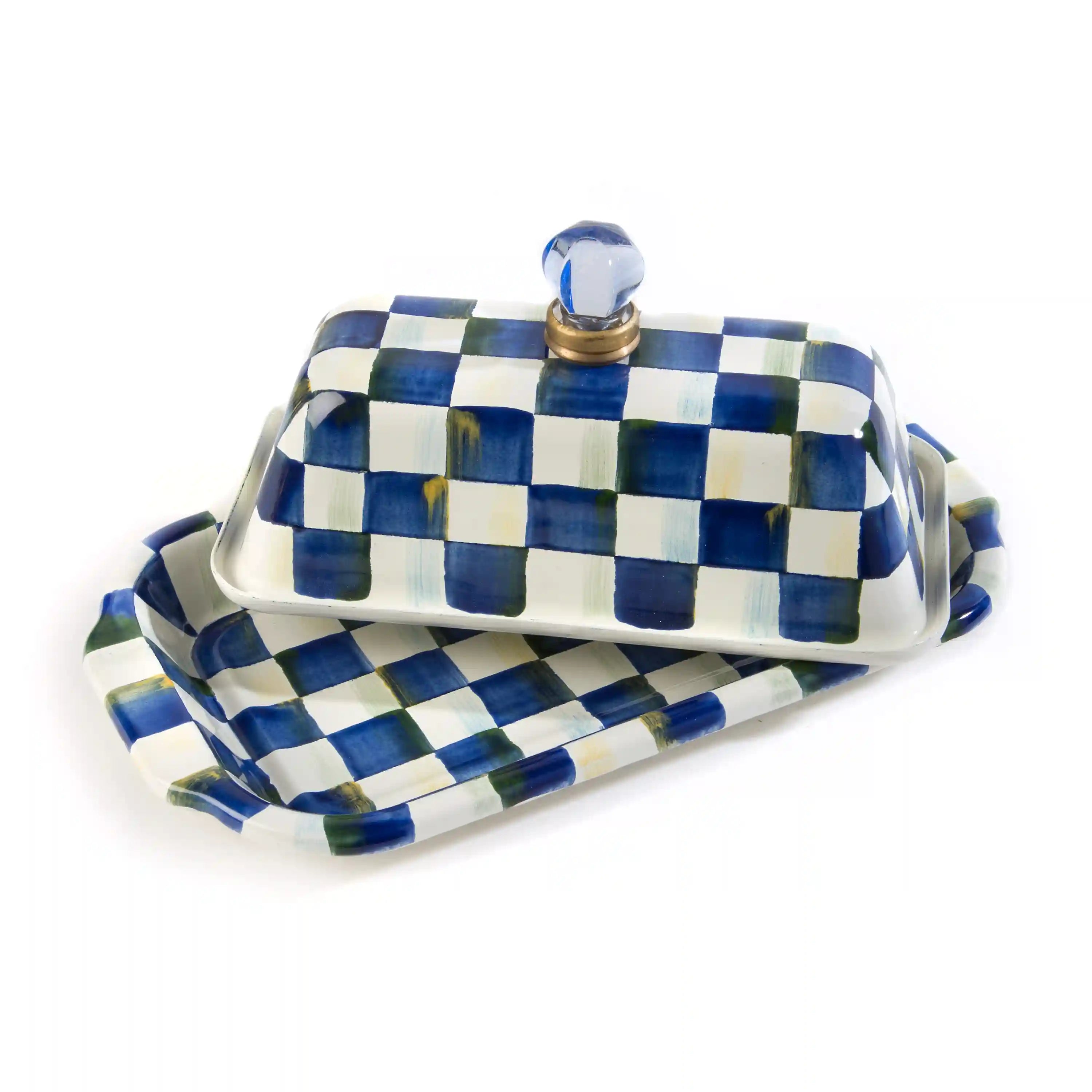 Violet Check Butter Box