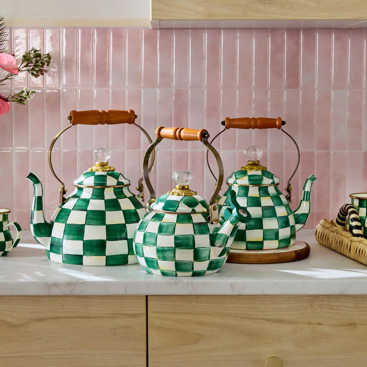 Royal Check 3 Quart Tea Kettle