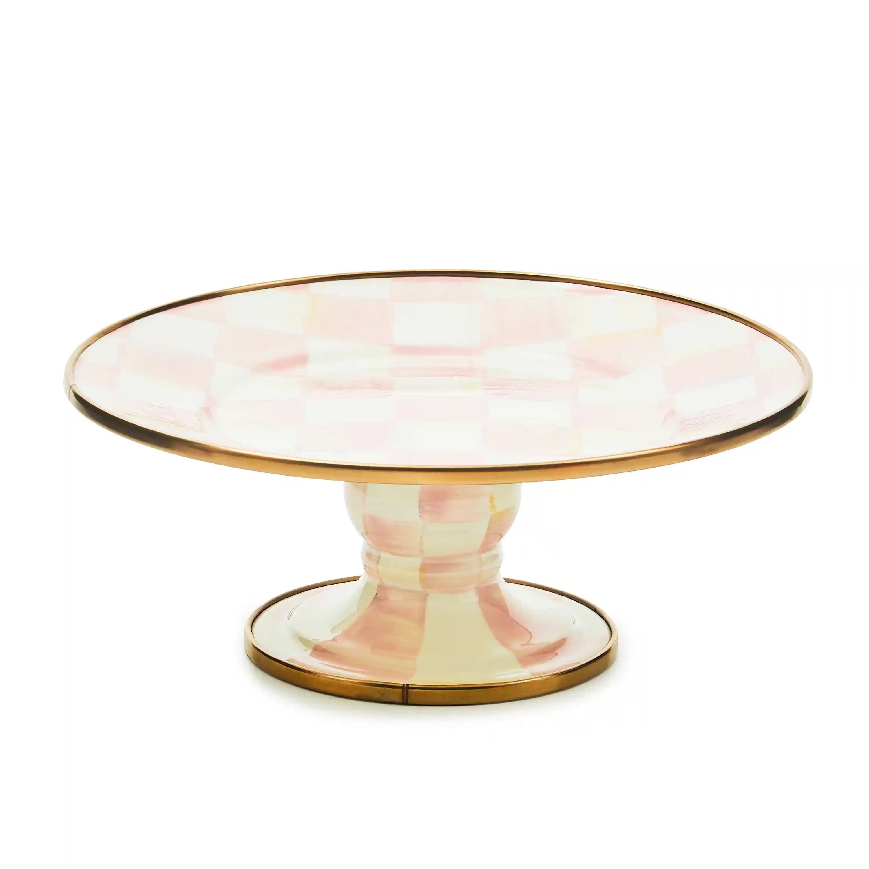 Courtly Check Large Pedestal Platter