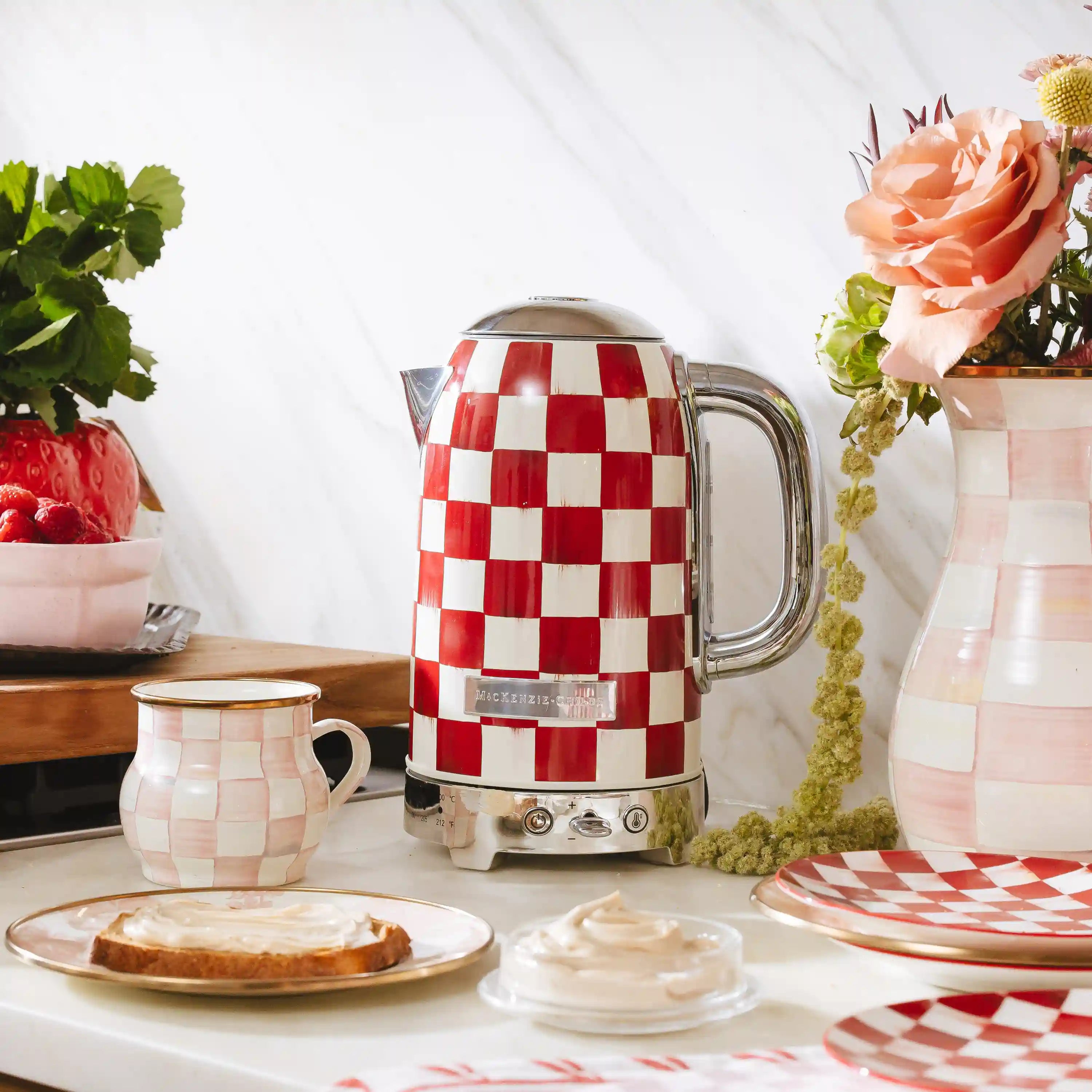 Royal Check Electric Kettle