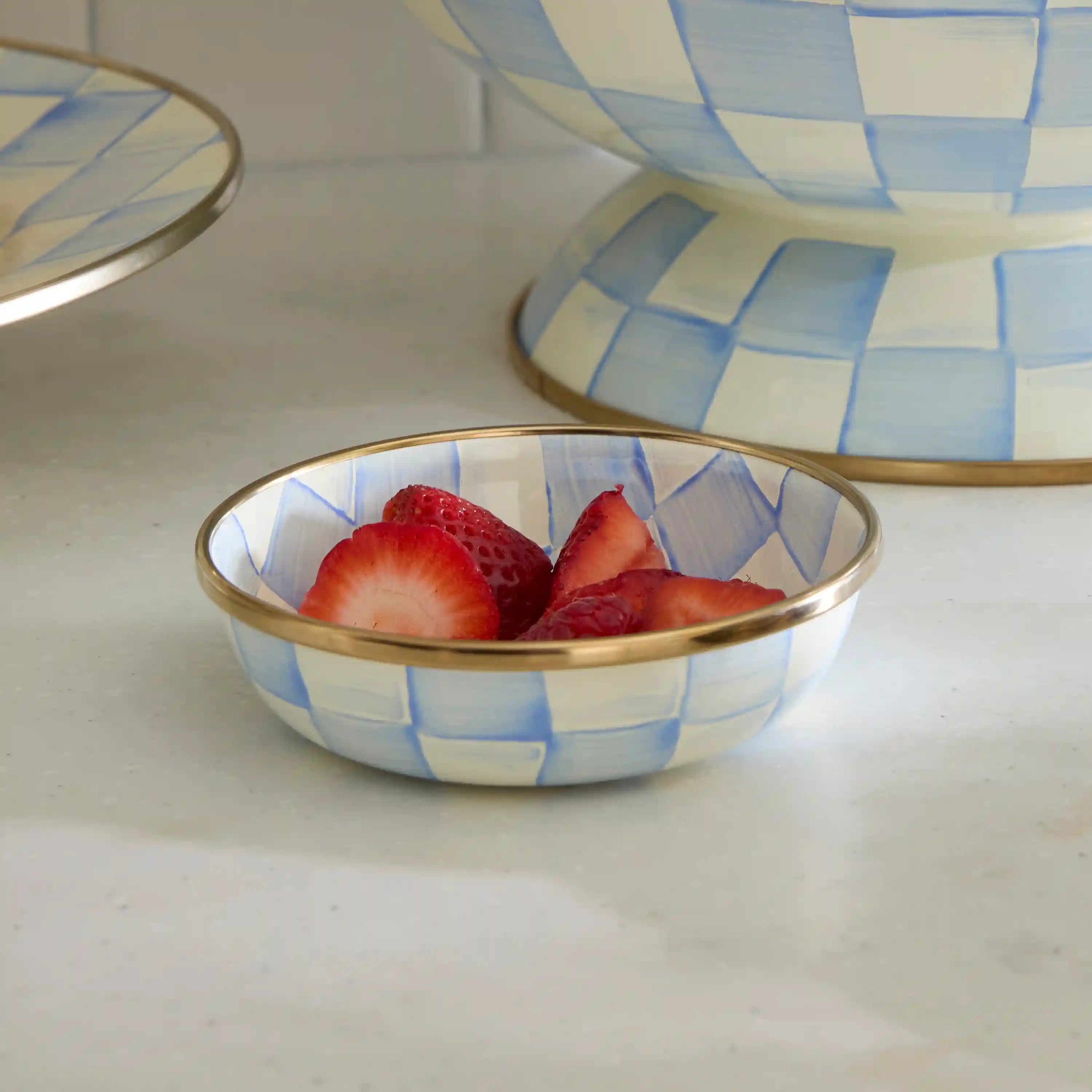 Rosy Check Relish Dish