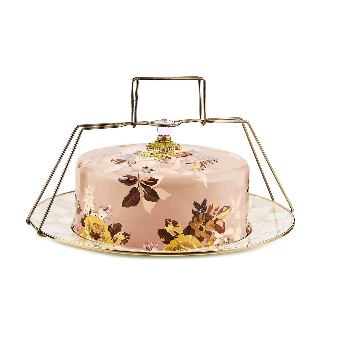 Wild Rose Slate Cake Carrier