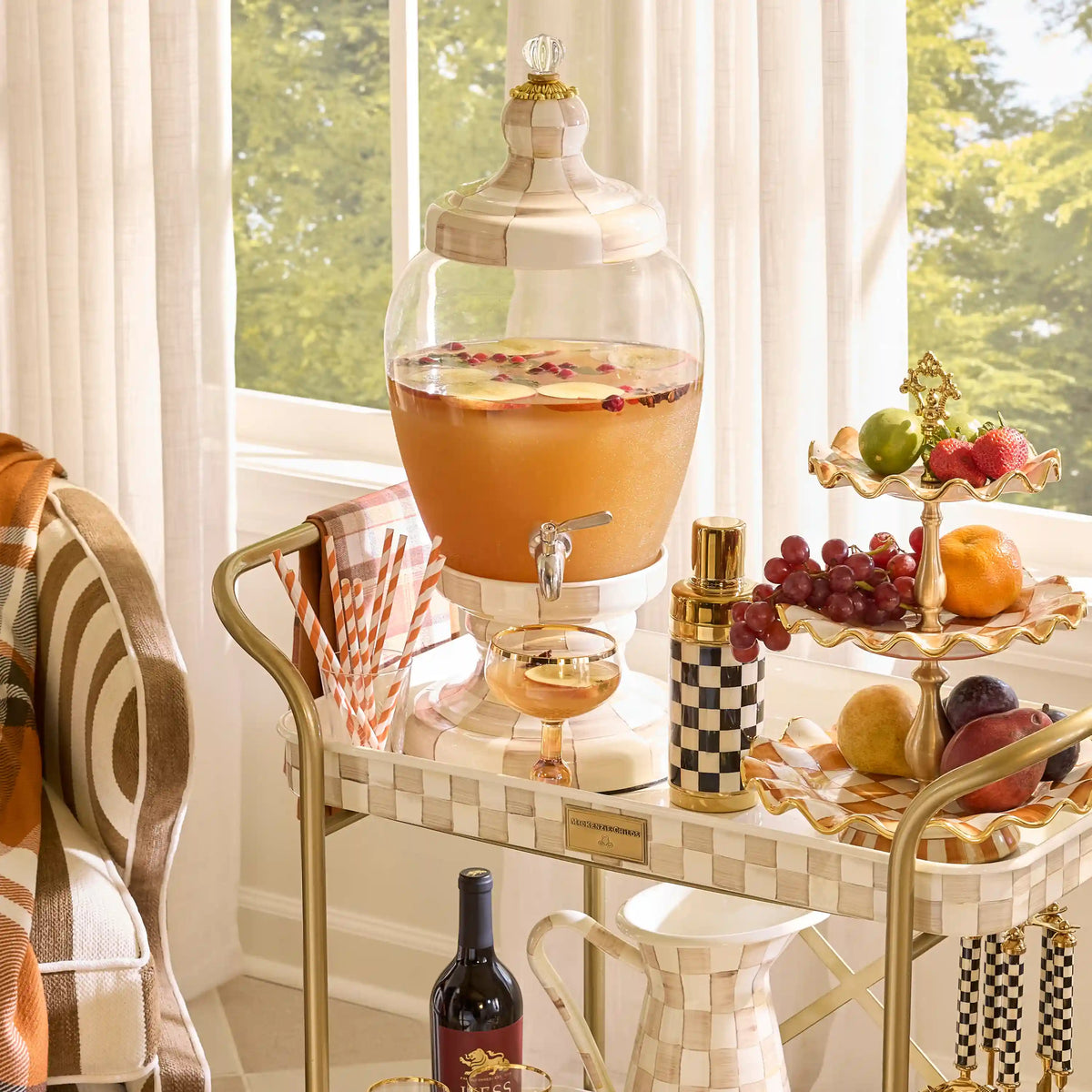 Rosy Check Beverage Hostess