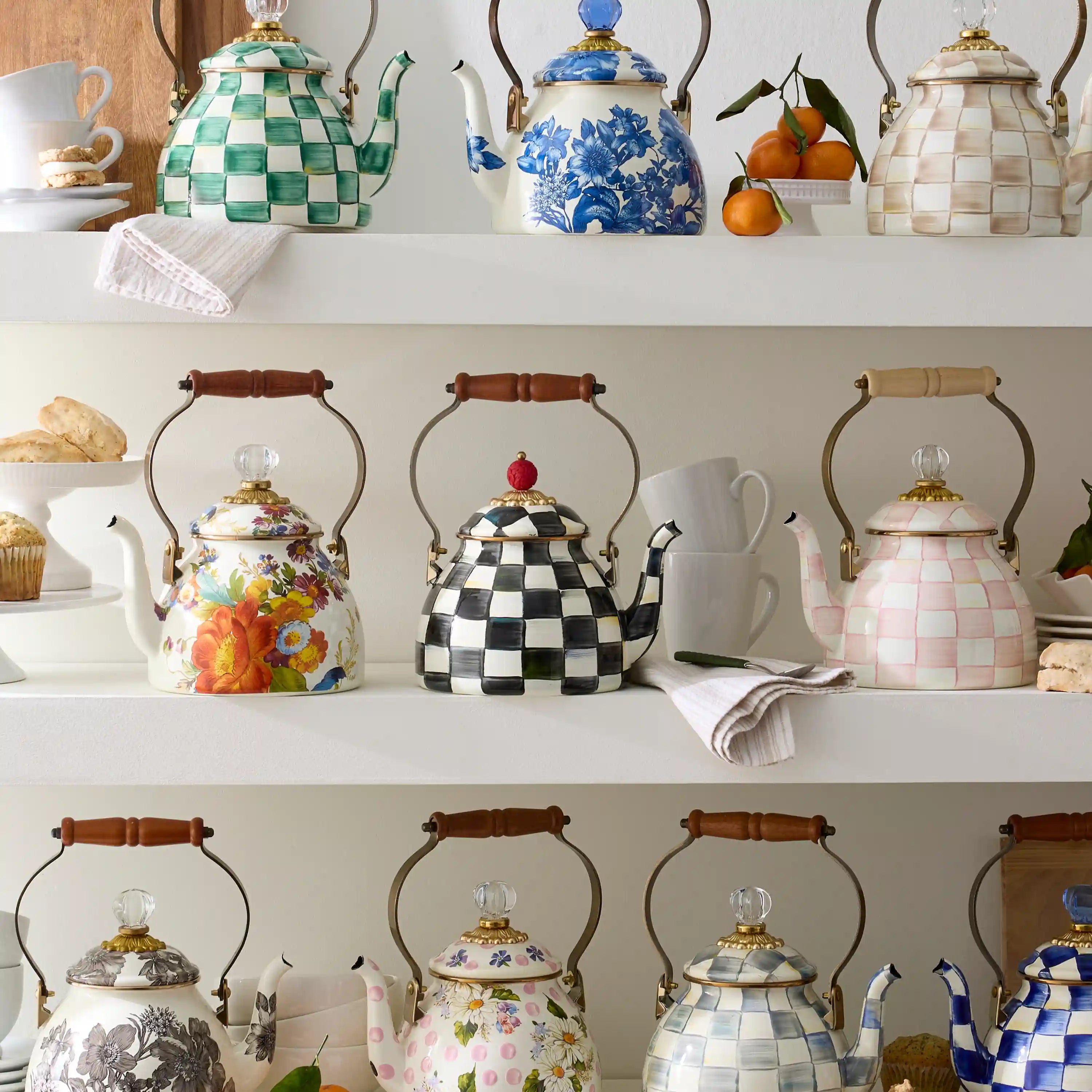 Royal Check 2 Quart Tea Kettle