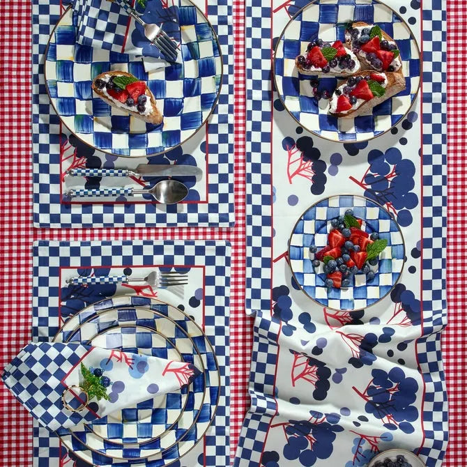 Royal Check Dinner Plate