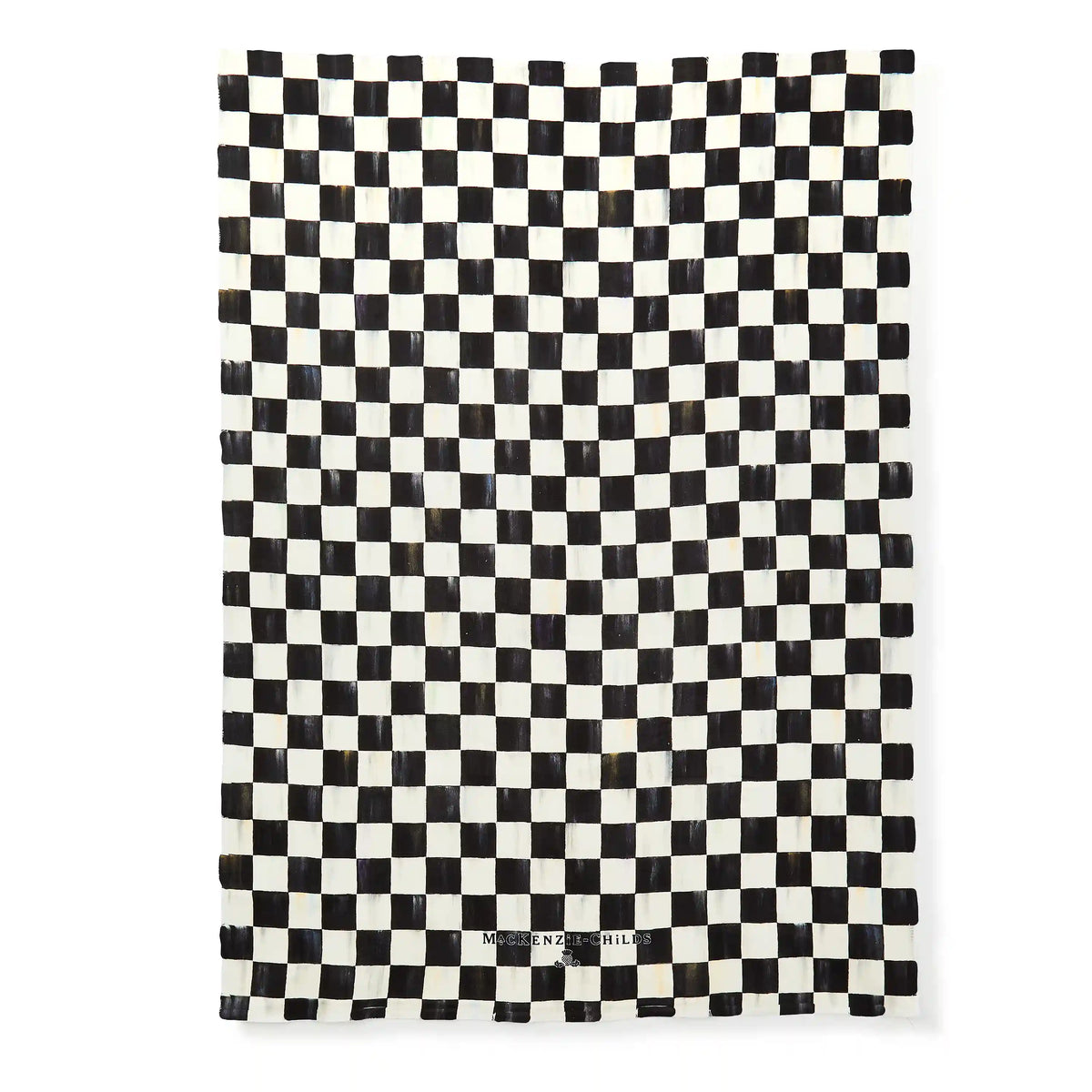 Mocha Check Dish Towel