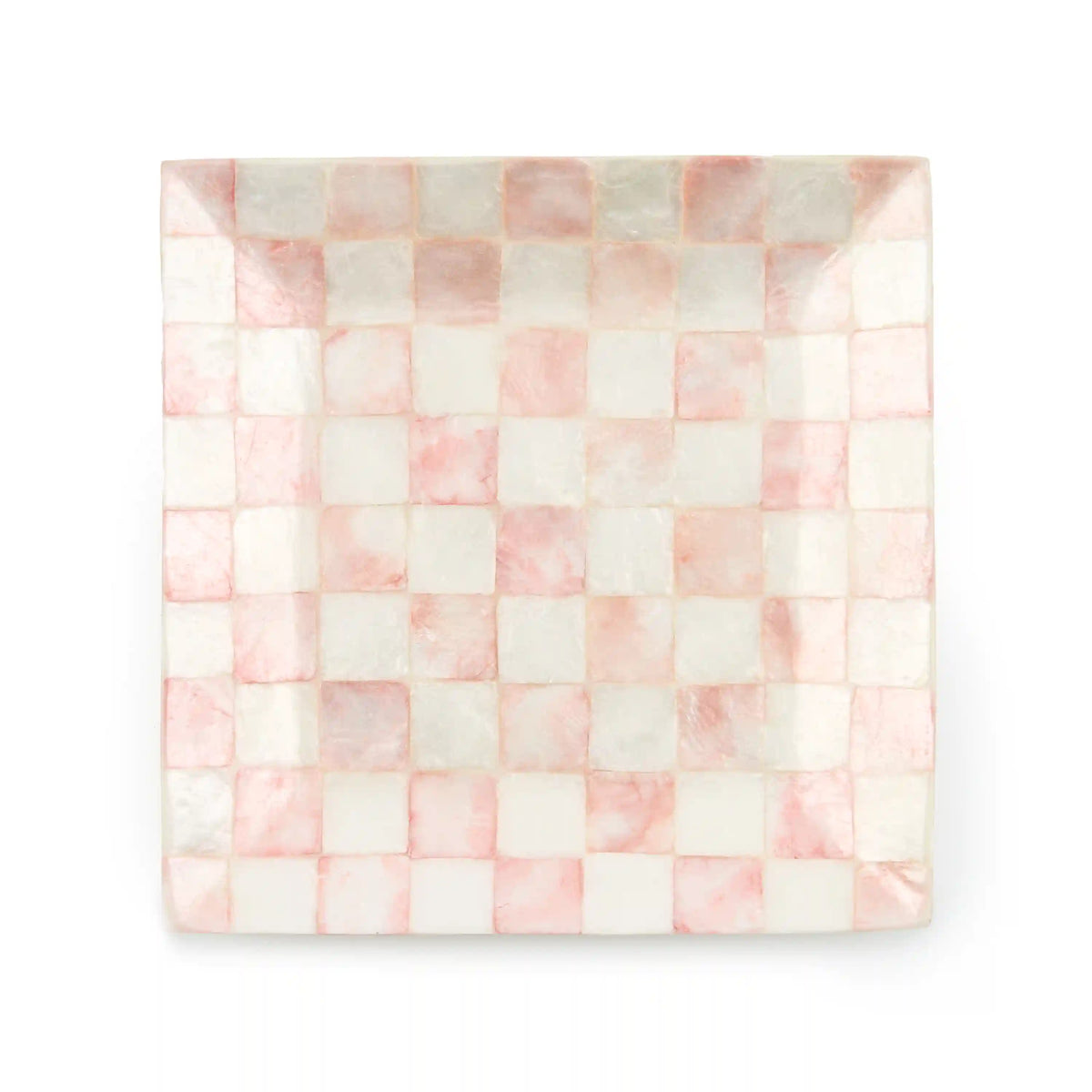 Rosy Check Capiz Catchall Tray