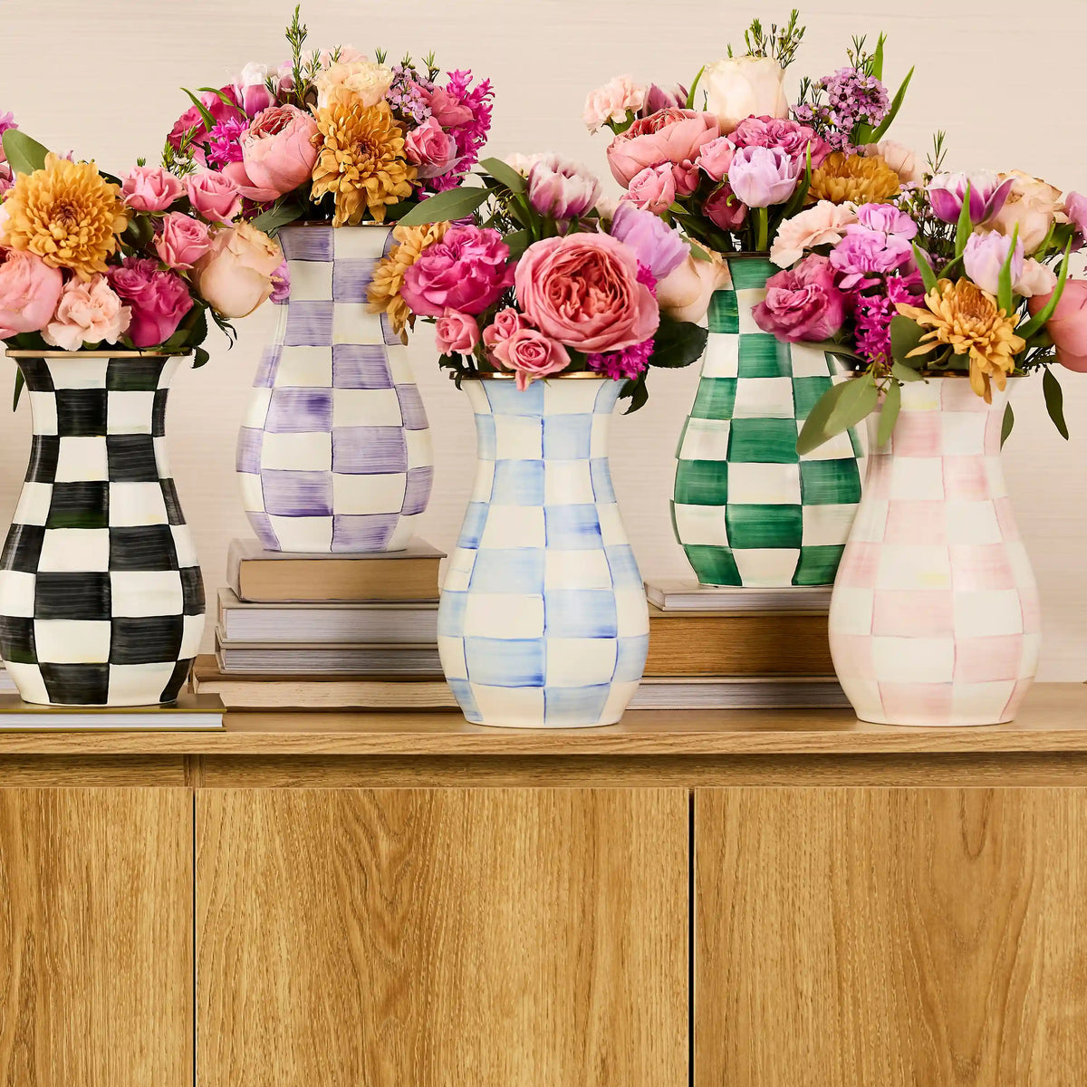 Rosy Check Tall Vase