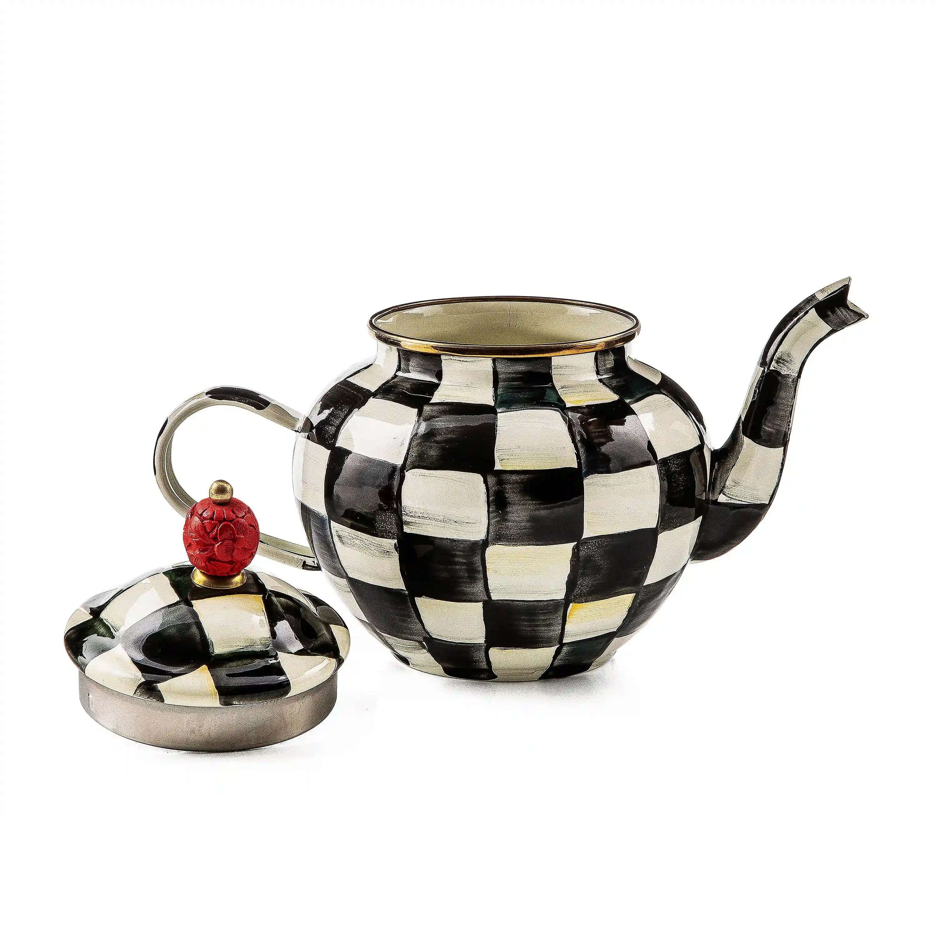 Rosy Check 4 Cup Teapot