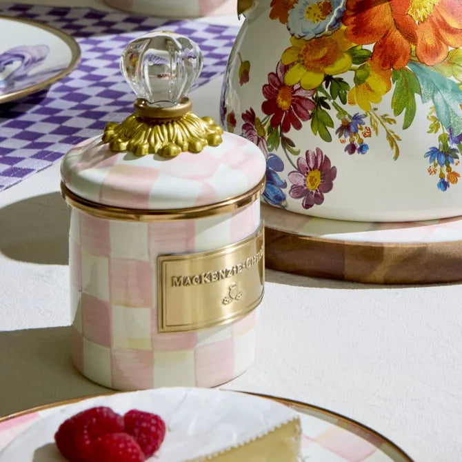 Rosy Check Mini Canister
