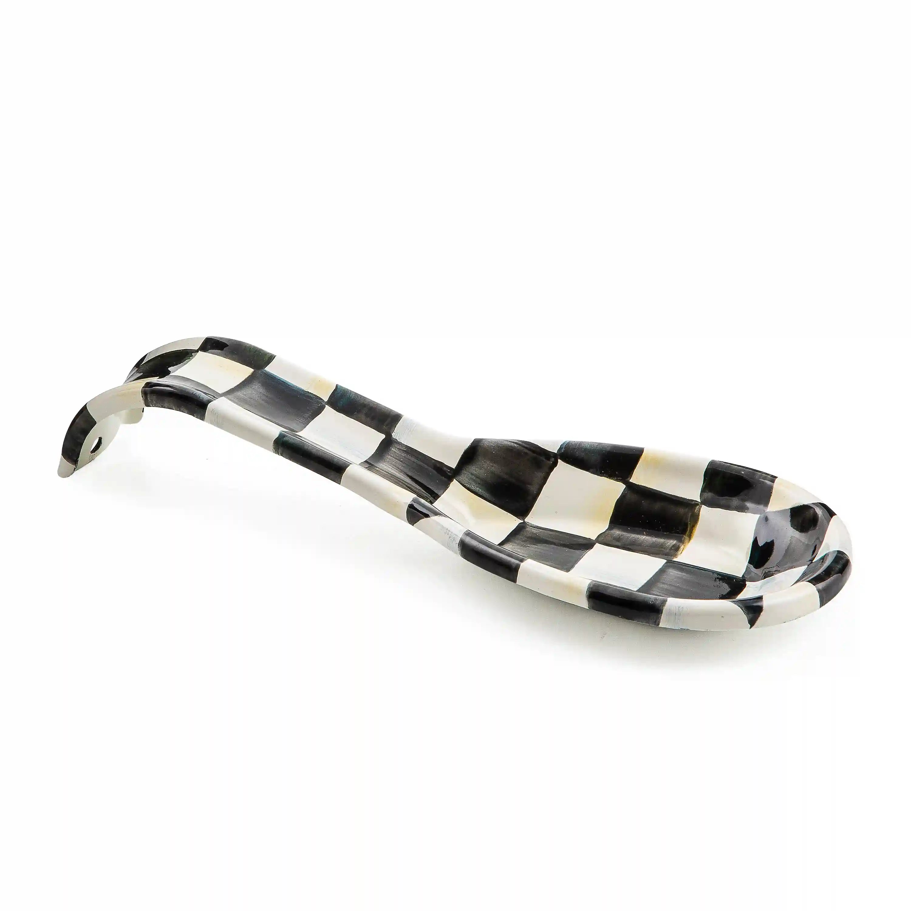 Emerald Check Spoon Rest