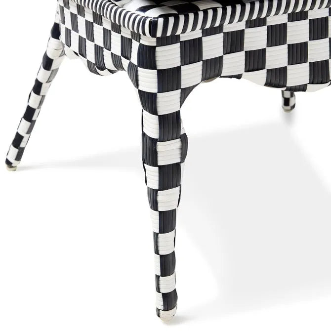 Gambit Check Outdoor Wing Chair