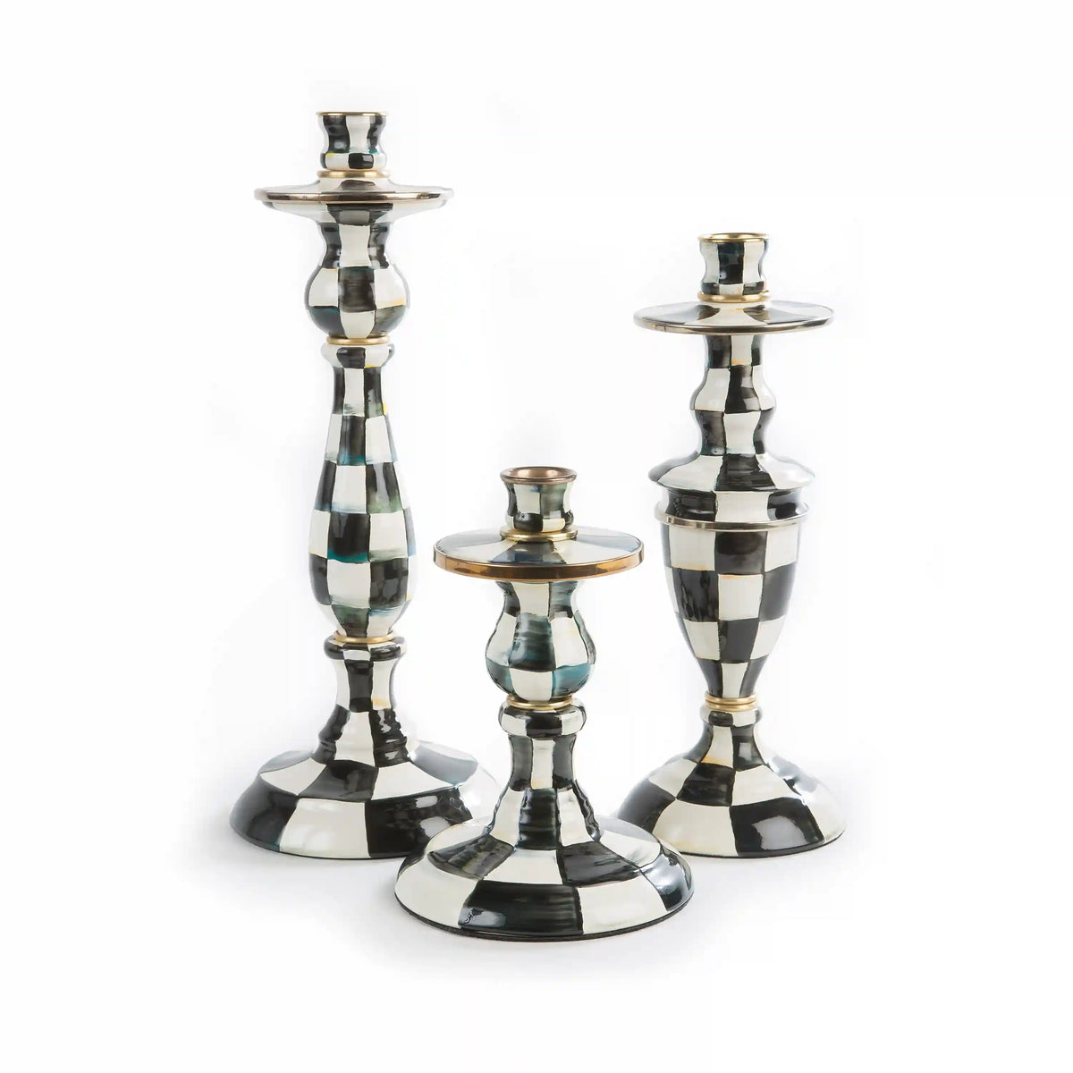 Sky Check Small Candlestick