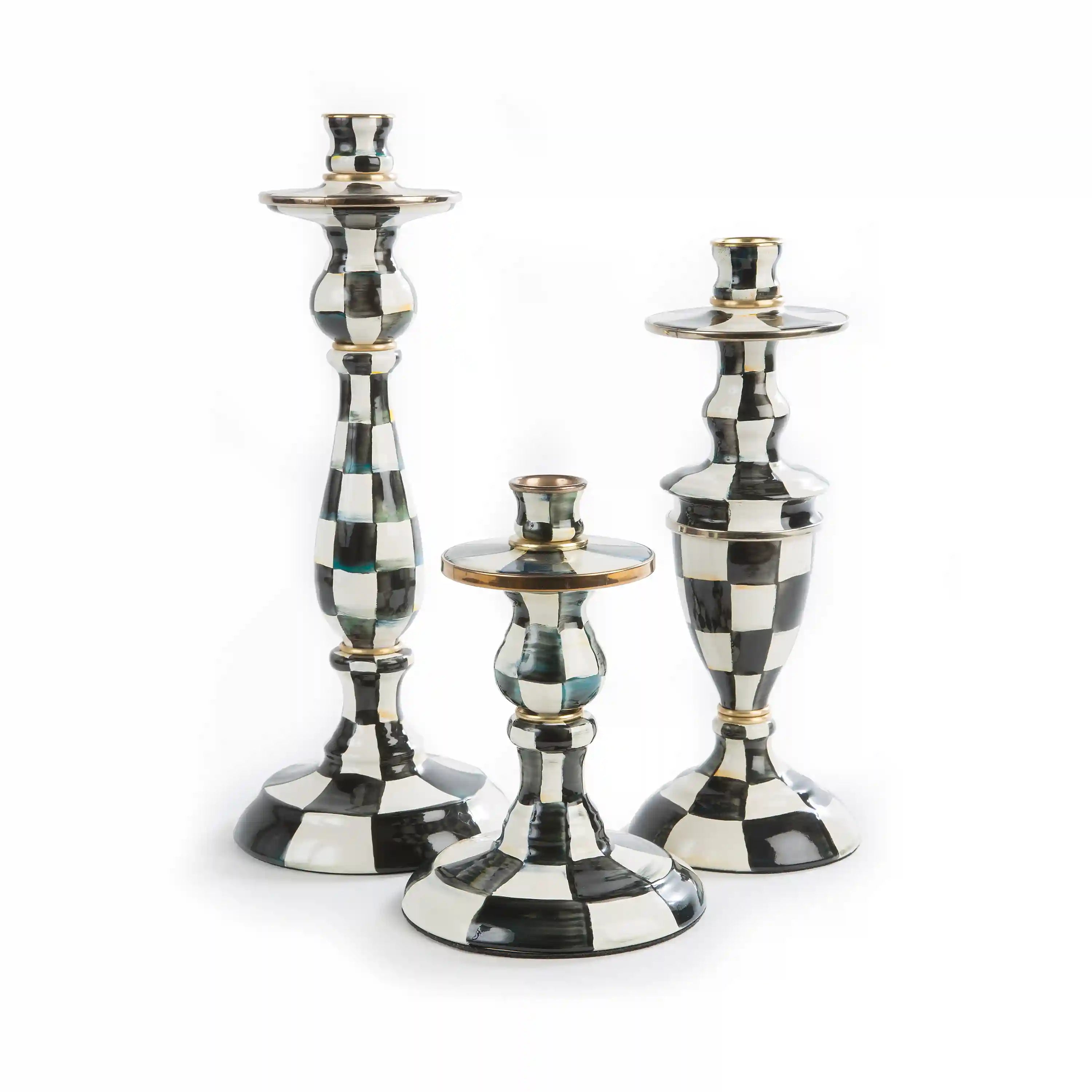 Mocha Check Short Candlestick
