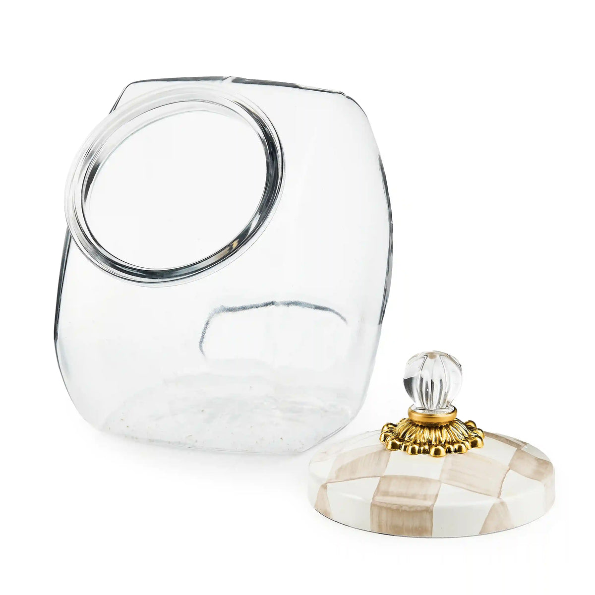 Cookie Jar with Rosy Check Lid