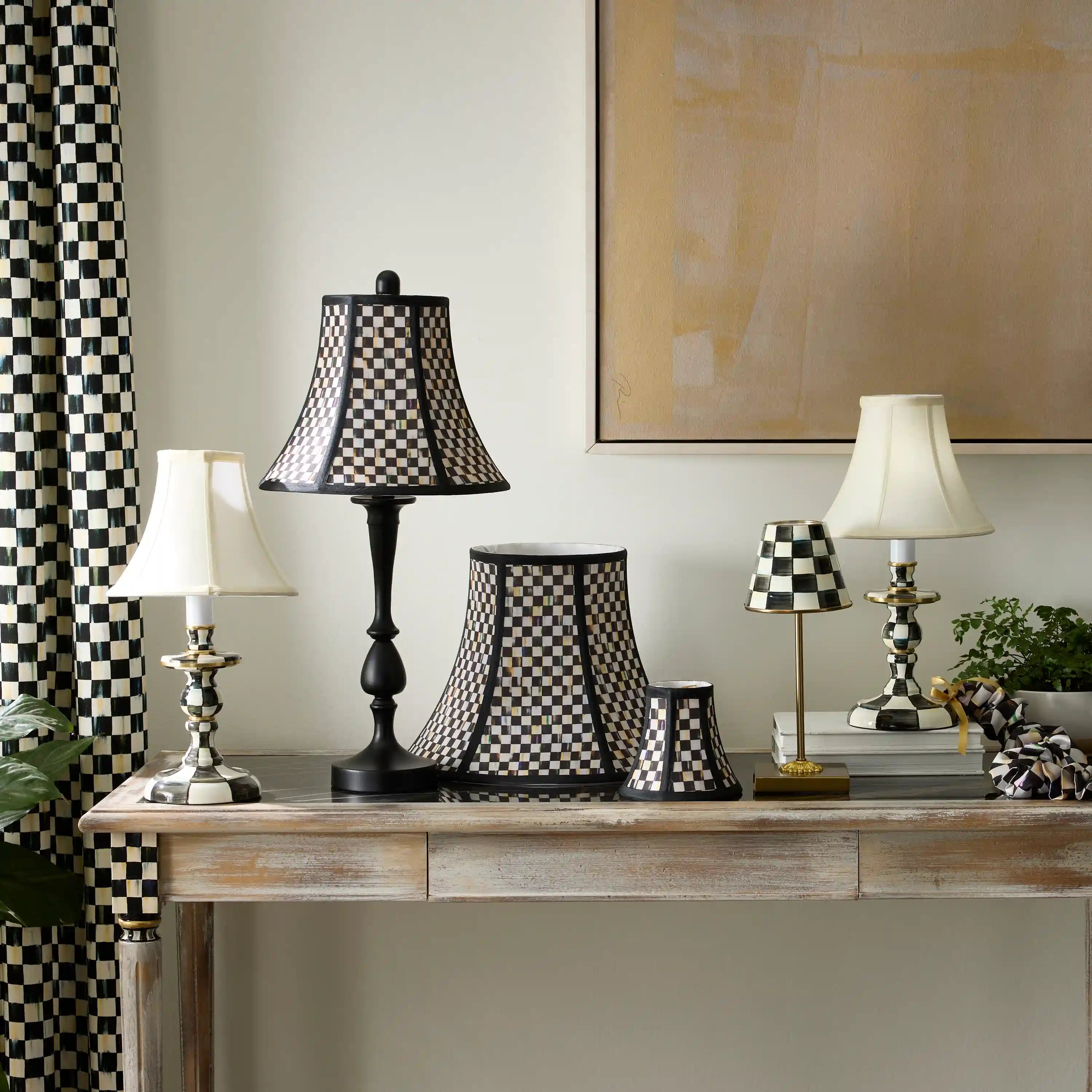 Courtly Check Chandelier Shade