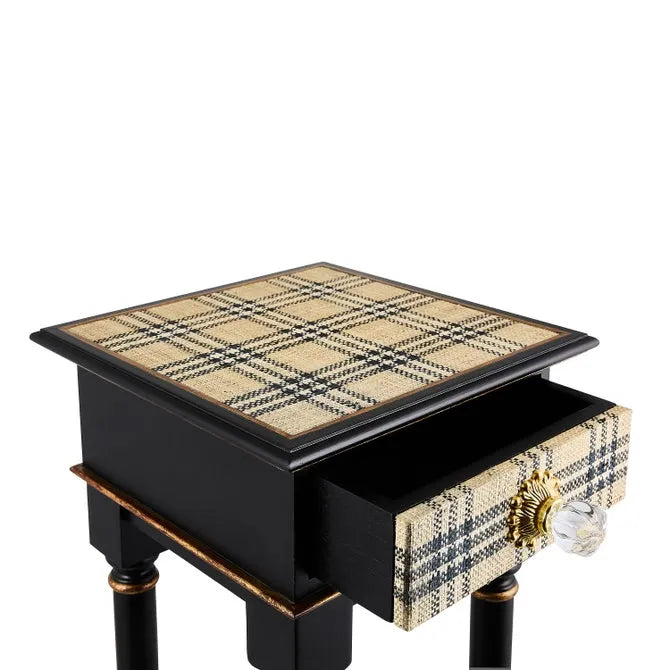 Mad for Plaid Tiny Table