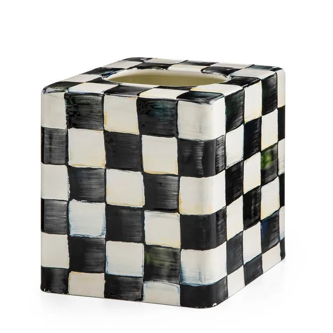 Courtly Check Boutique Tissue Box Cover