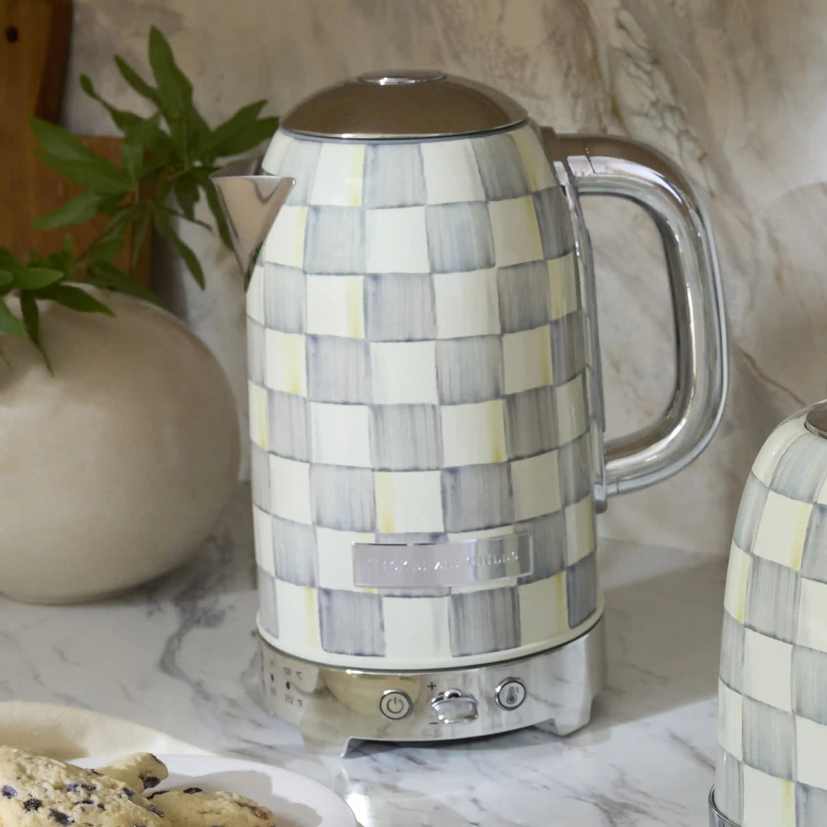Royal Check Electric Kettle
