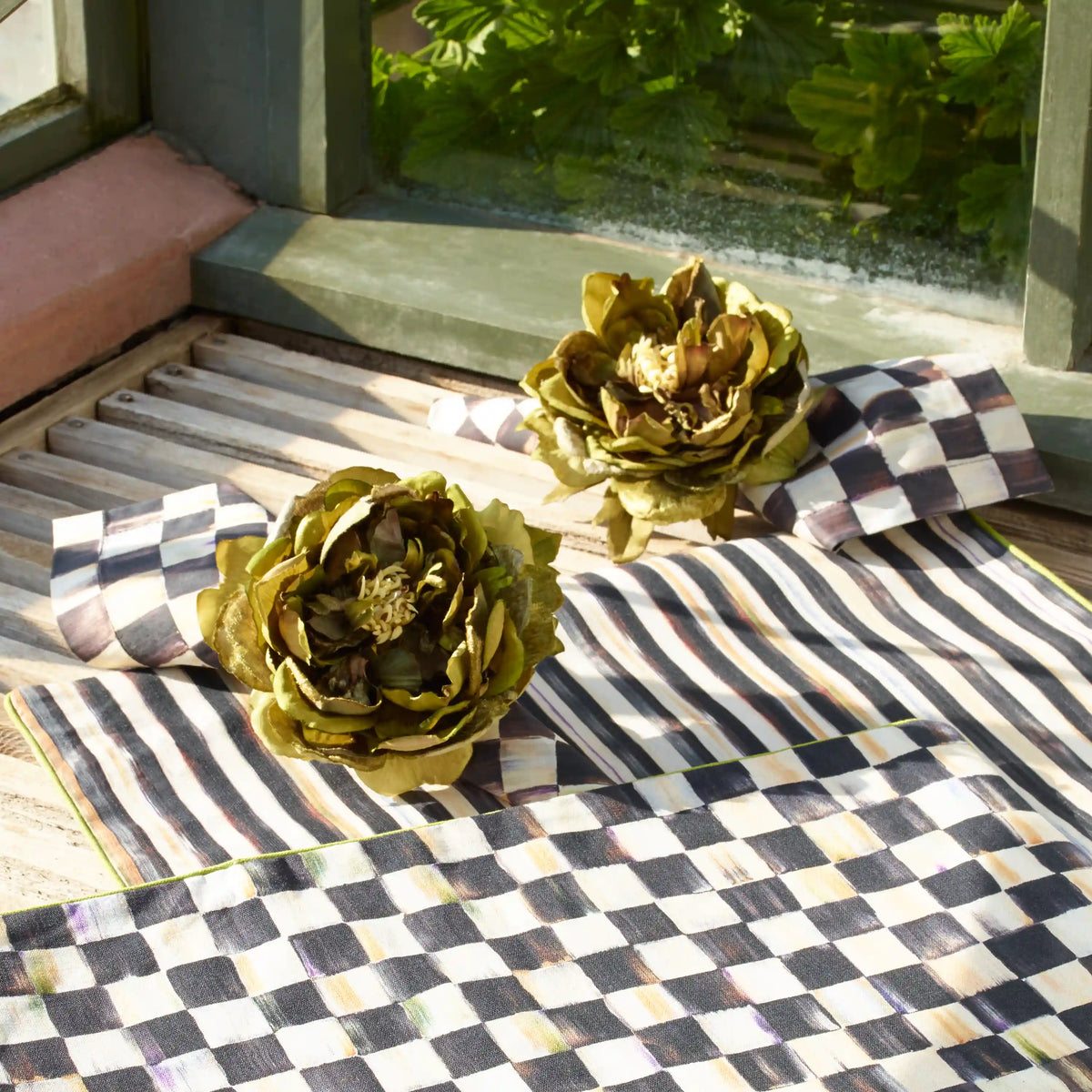 Violet Stripe Napkin