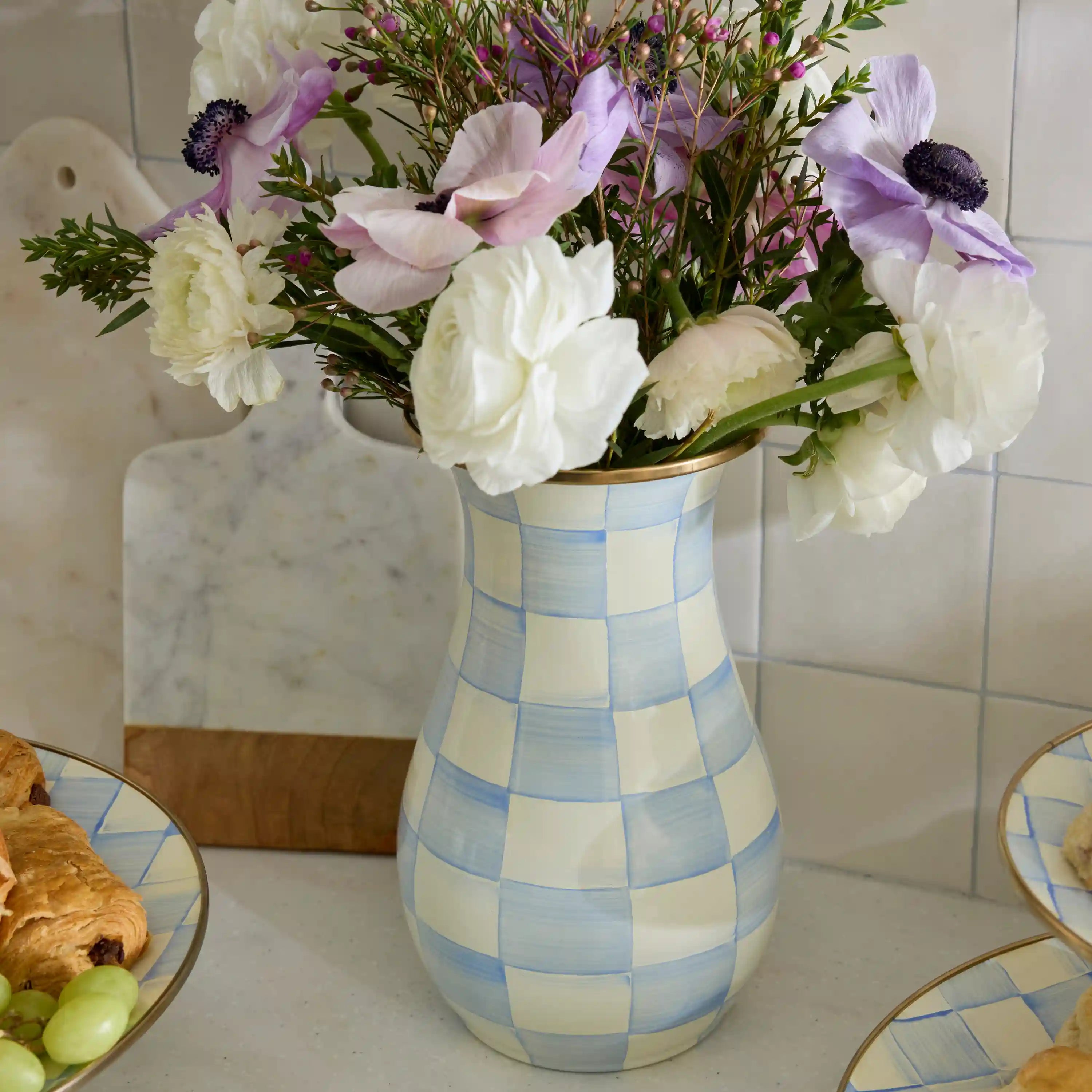Wild Rose Mauve Tall Vase