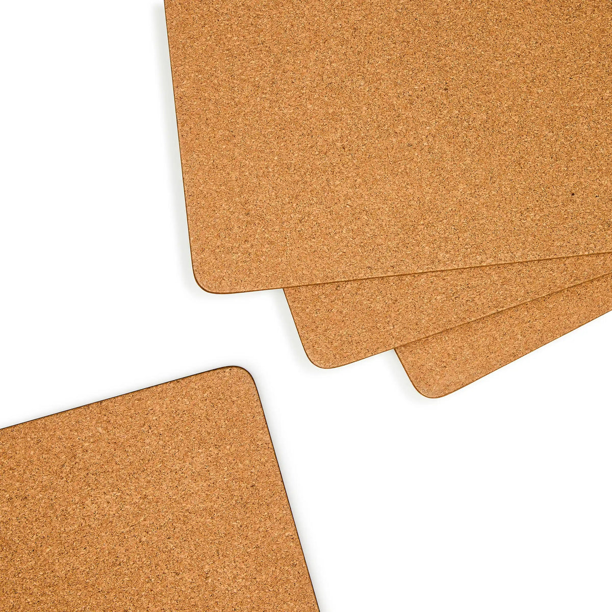 Violet Check Cork Back Placemats, Set of 4