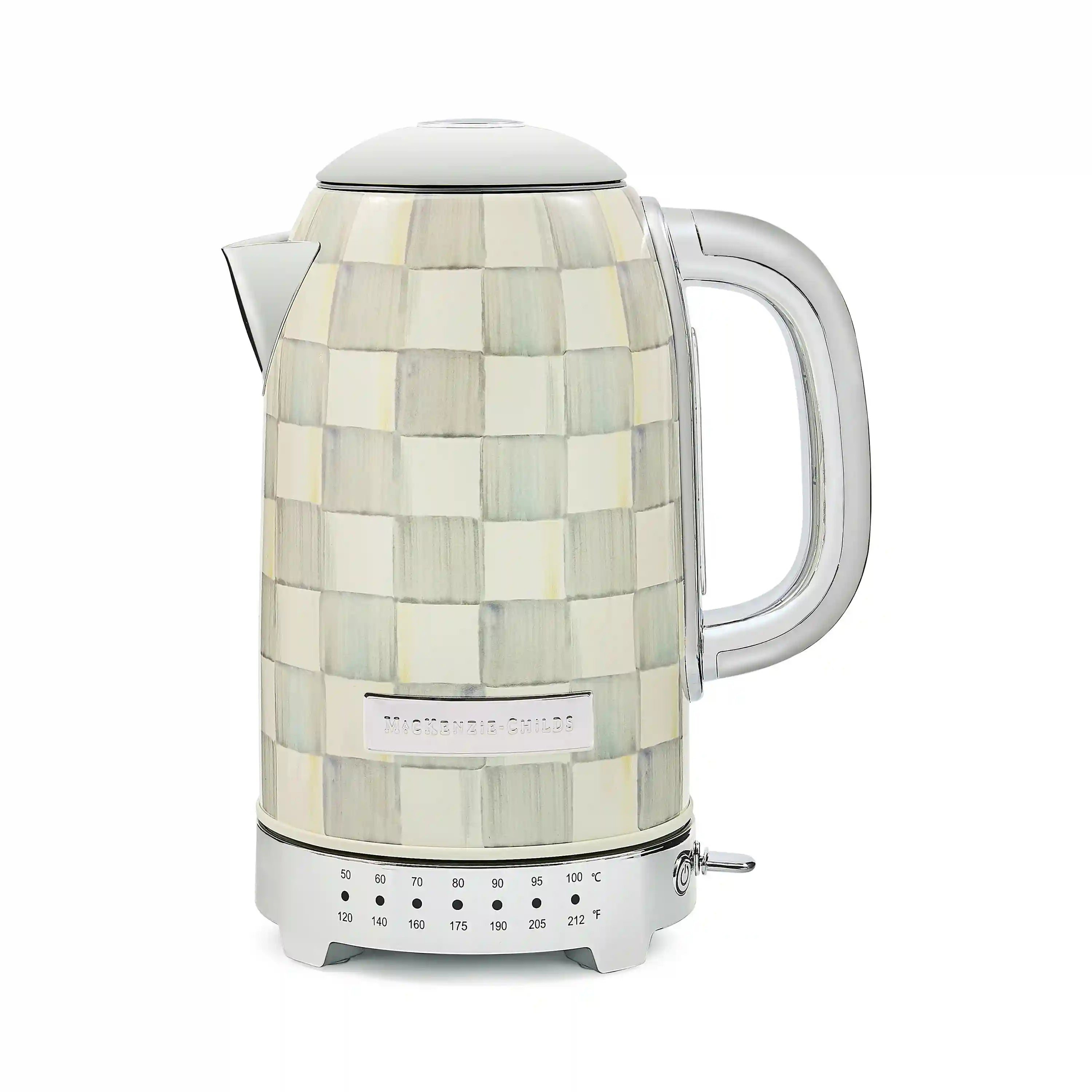 Mocha Check Electric Kettle