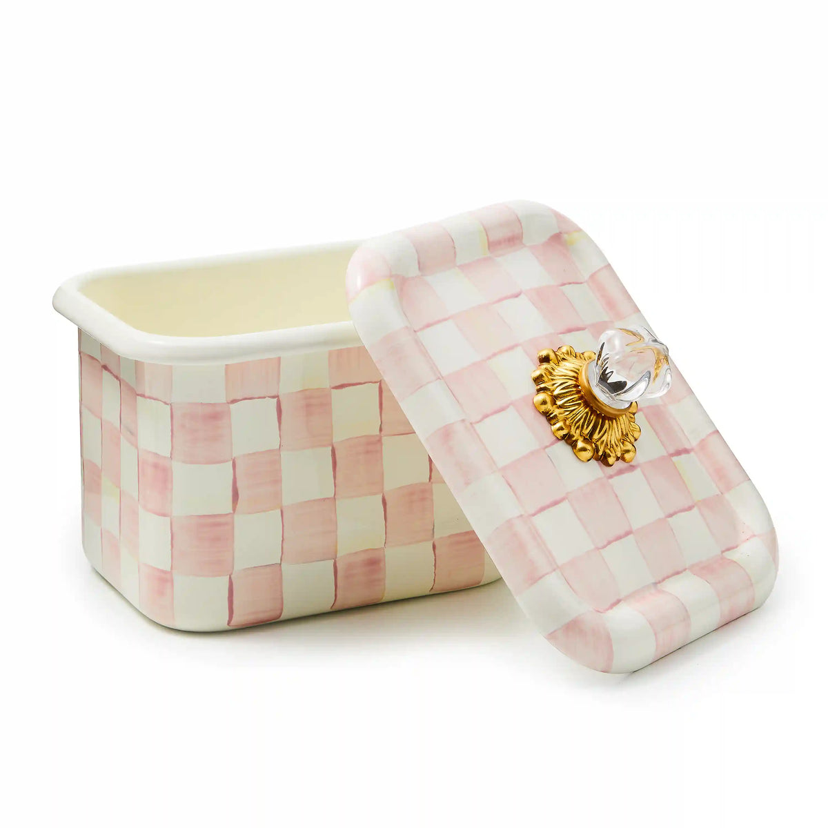 Courtly Check Recipe Box