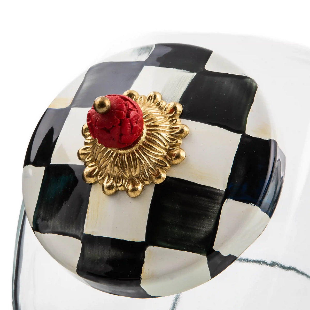 Cookie Jar with Rosy Check Lid