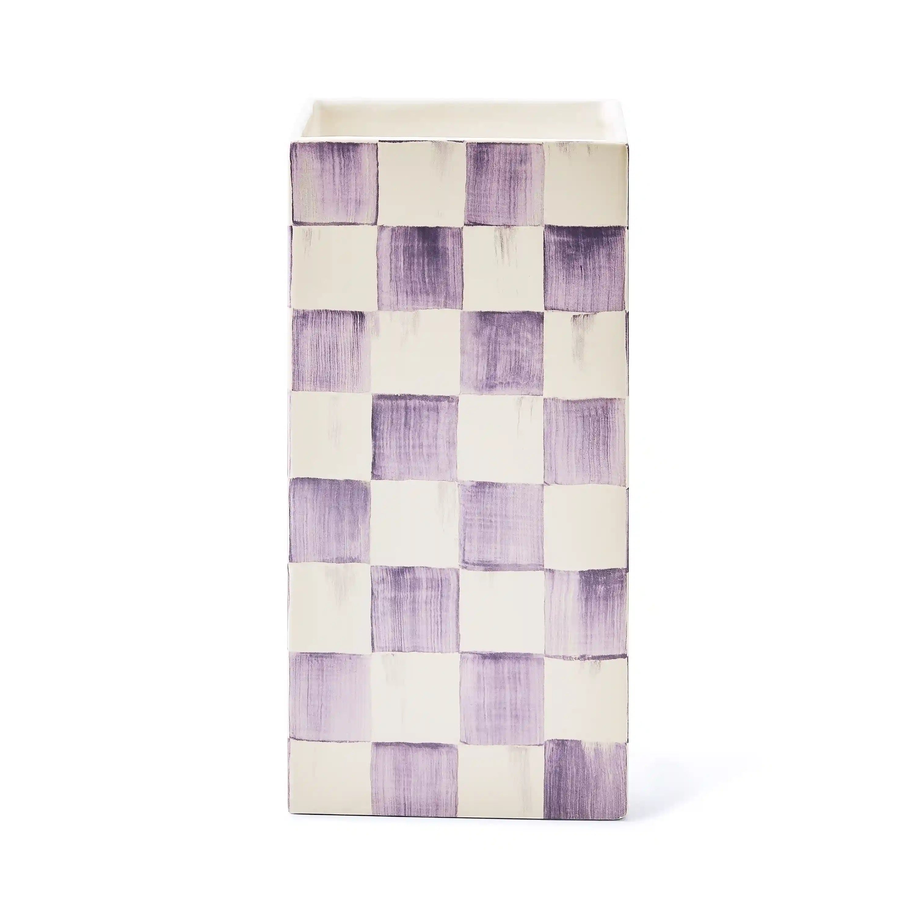 Courtly Check Pillar Vase