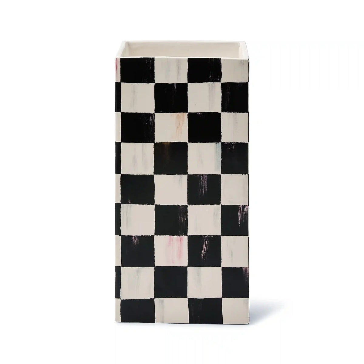 Rosy Check Pillar Vase