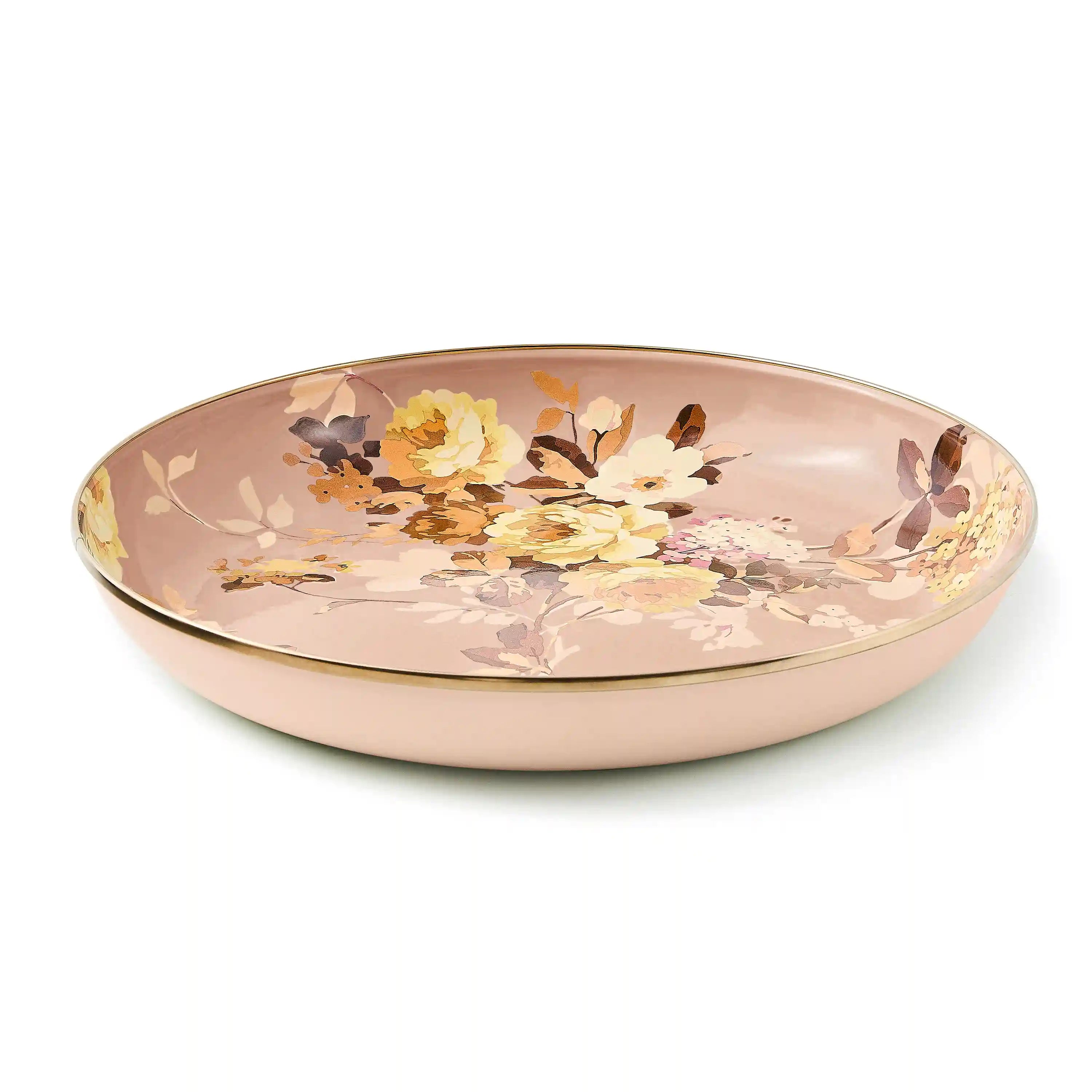 White Flower Market Abundant Bowl