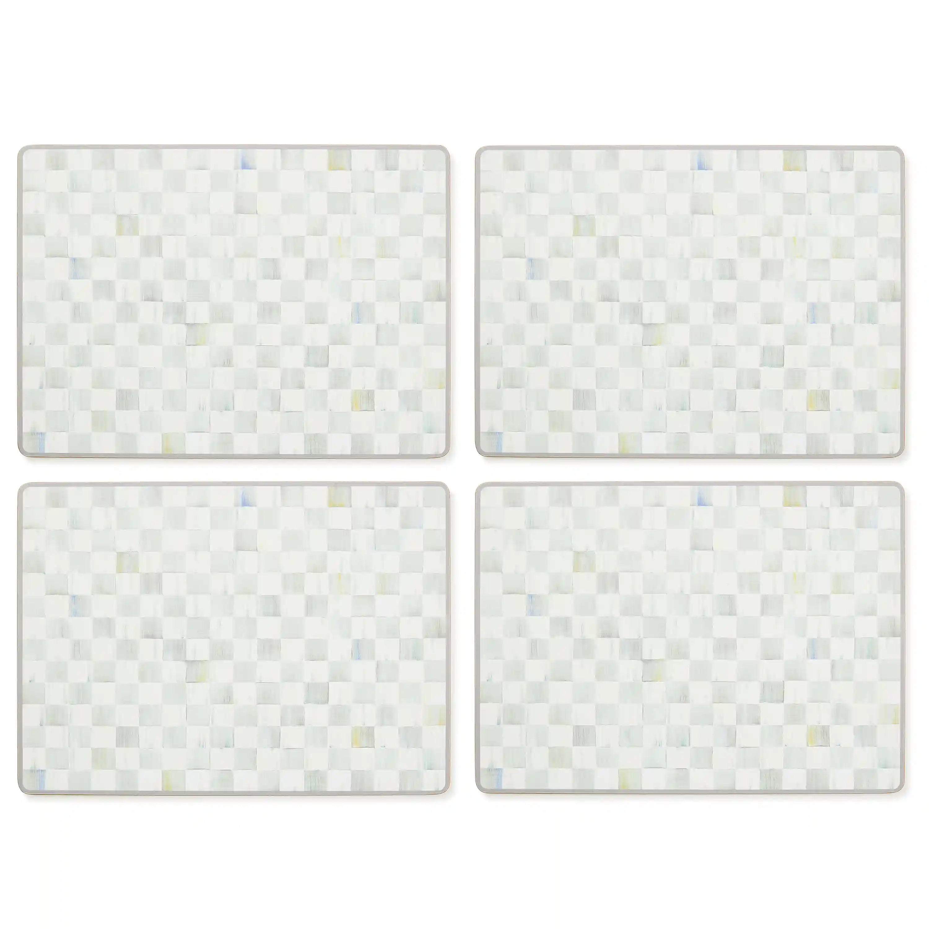 Tartan Violet Cork Back Placemats, Set of 4