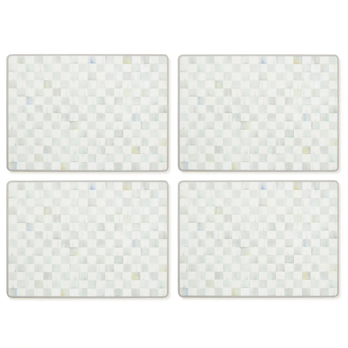 Royal Check Cork Back Placemats, Set of 4