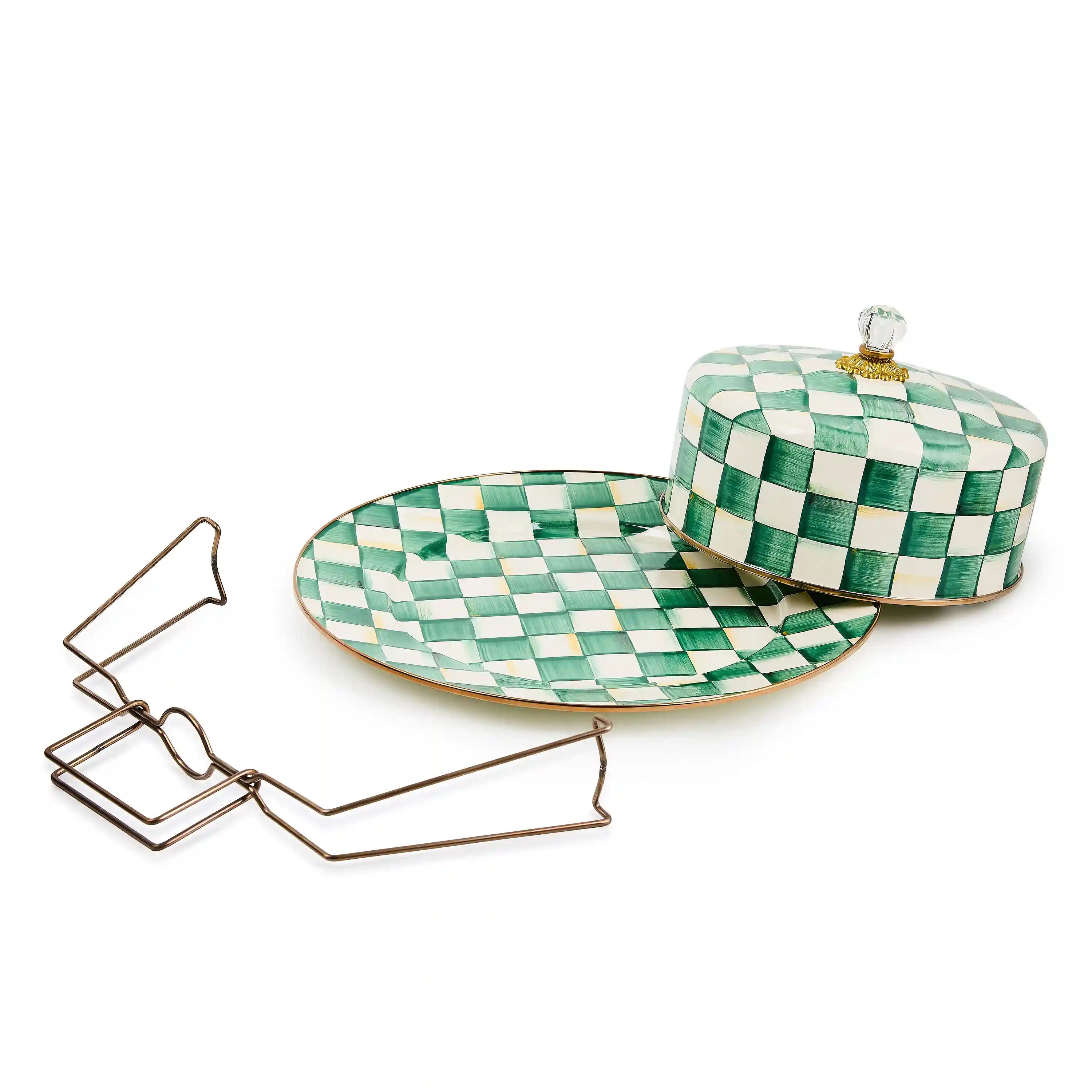 Courtly Check Cake Carrier