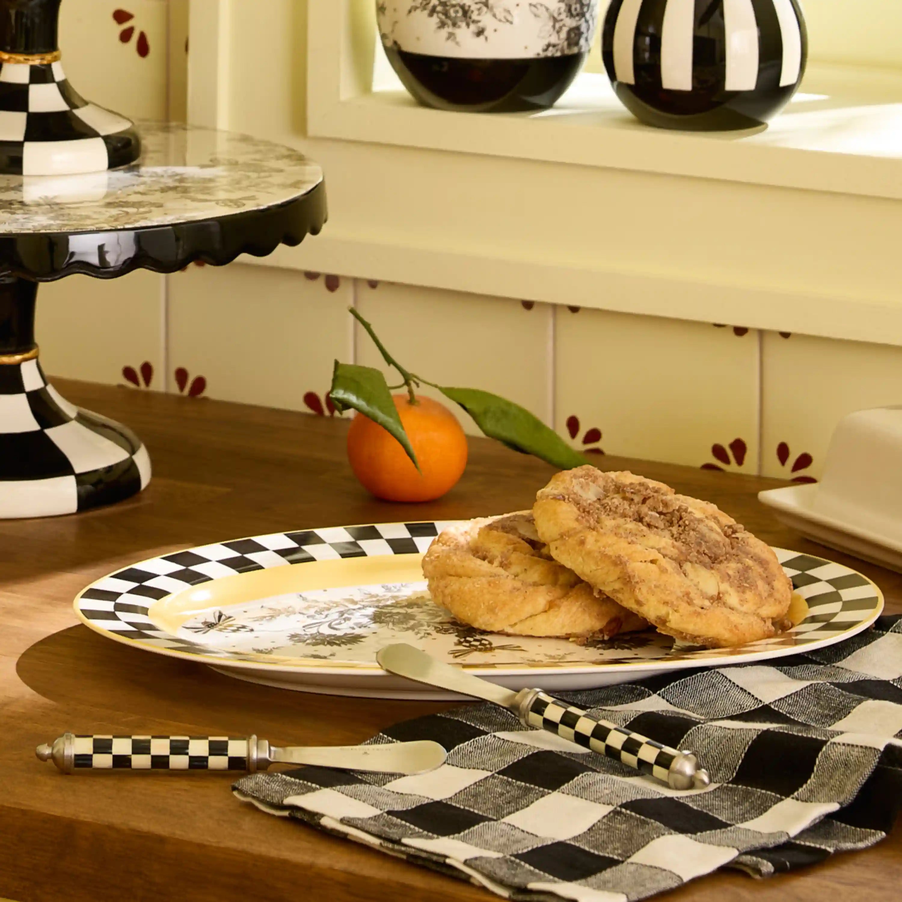 Courtly Check Bistro Spreaders, Set of 2
