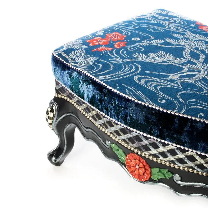 Bluetopia Ottoman