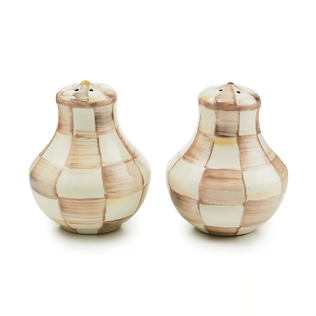 Rosy Check Large Salt & Pepper Shakers