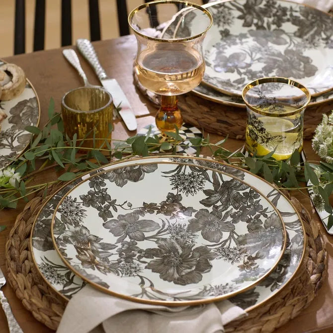 Sterling English Garden Enamel Dinner Plate