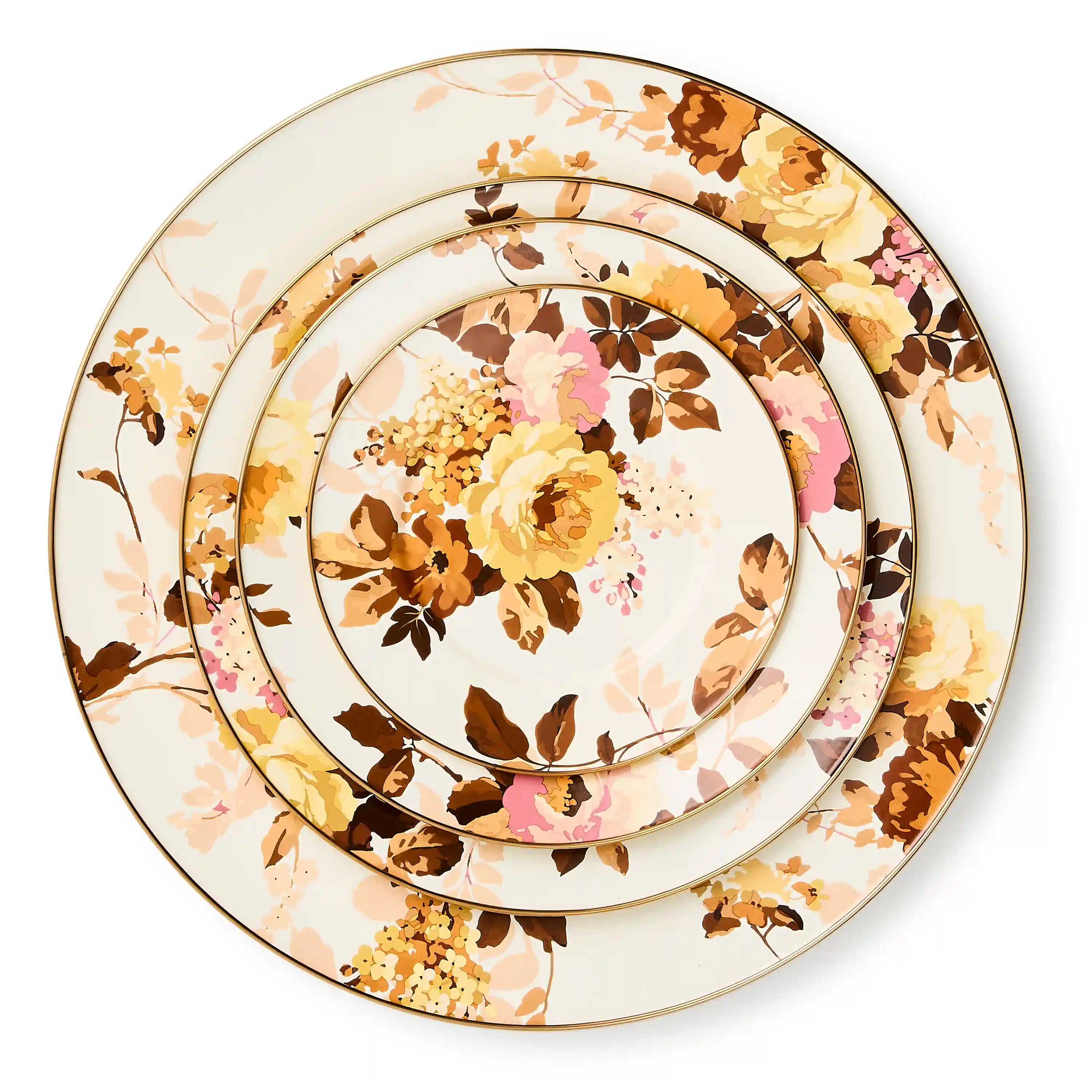 Sterling English Garden Enamel Serving Platter
