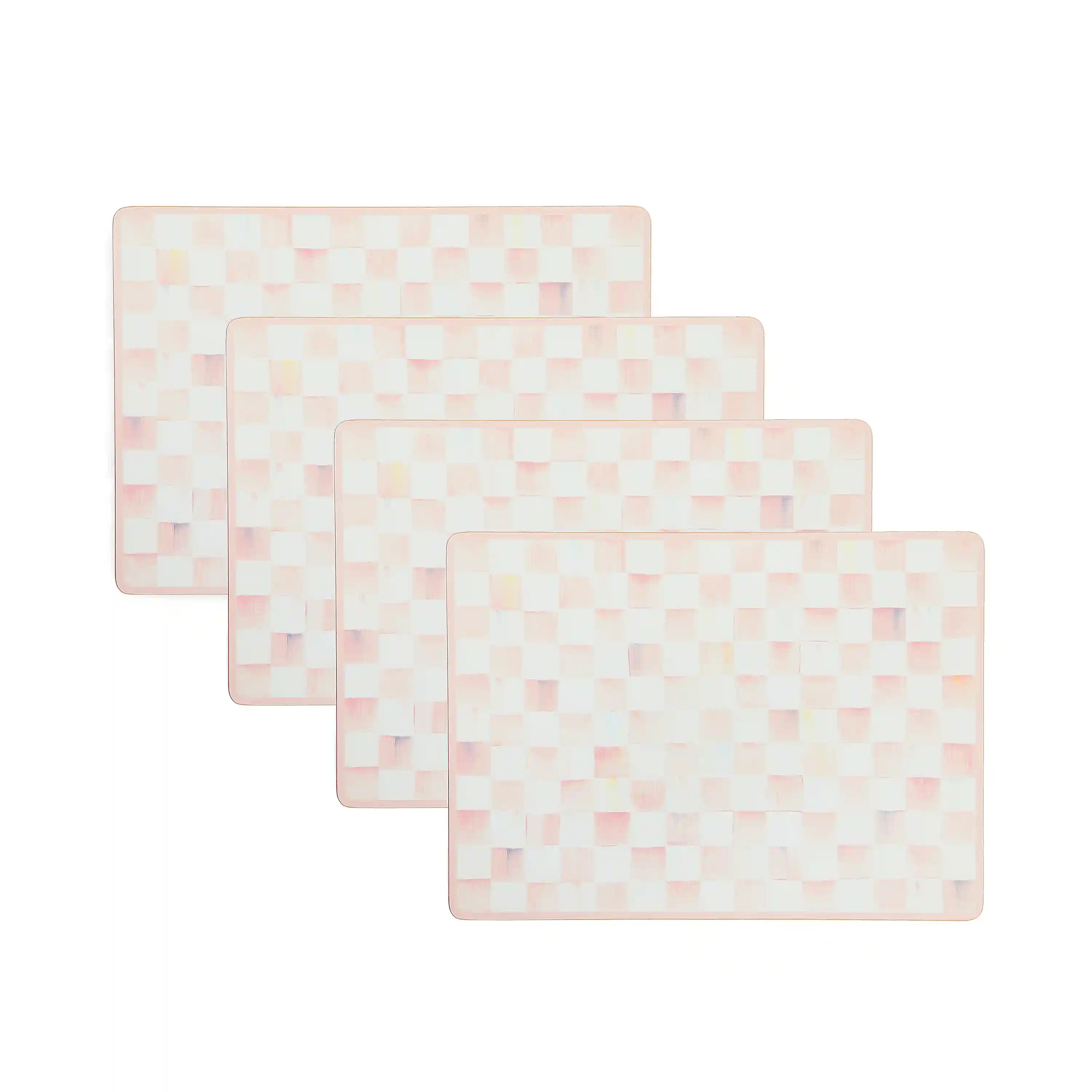 Tartan Violet Cork Back Placemats, Set of 4
