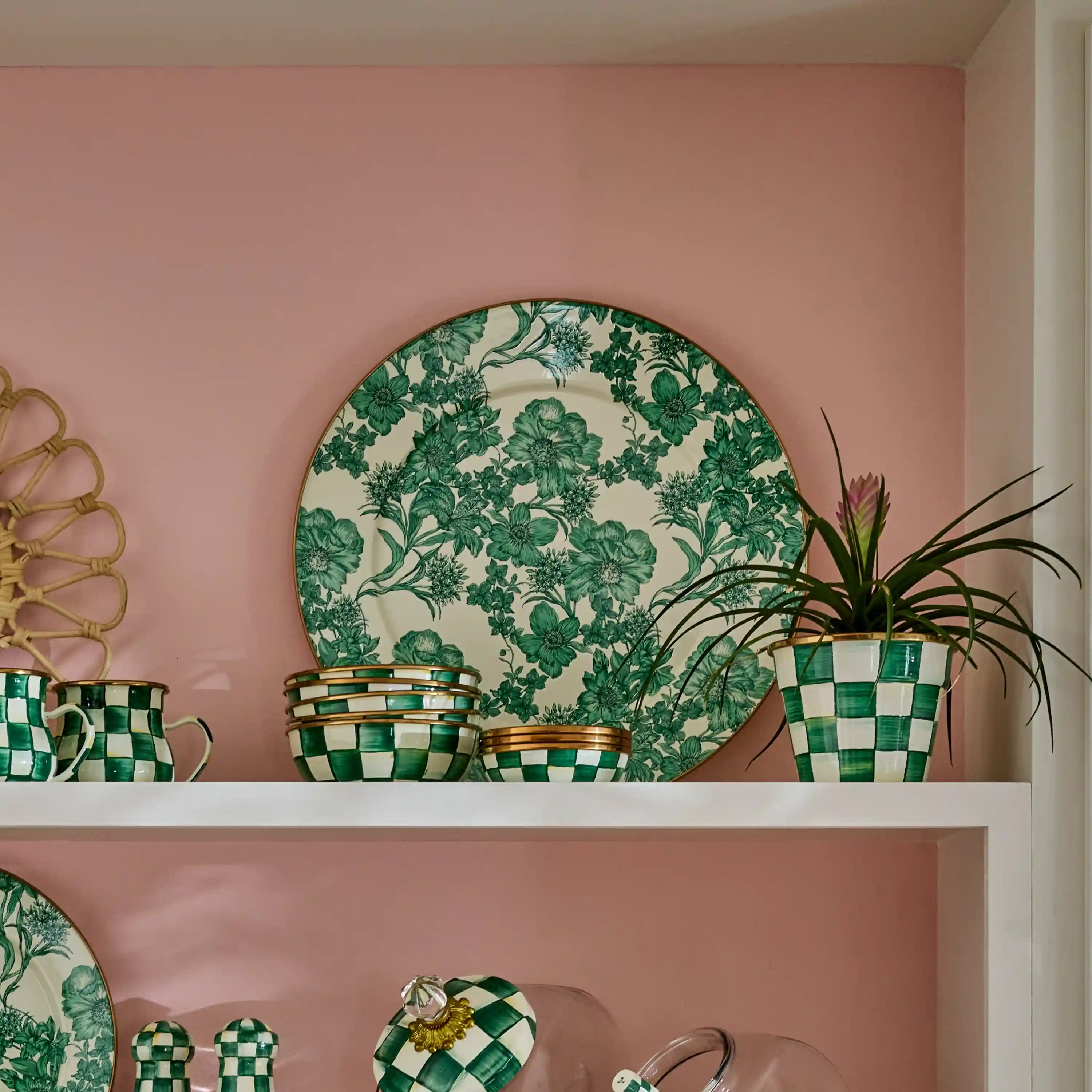 Emerald English Garden Serving Platter