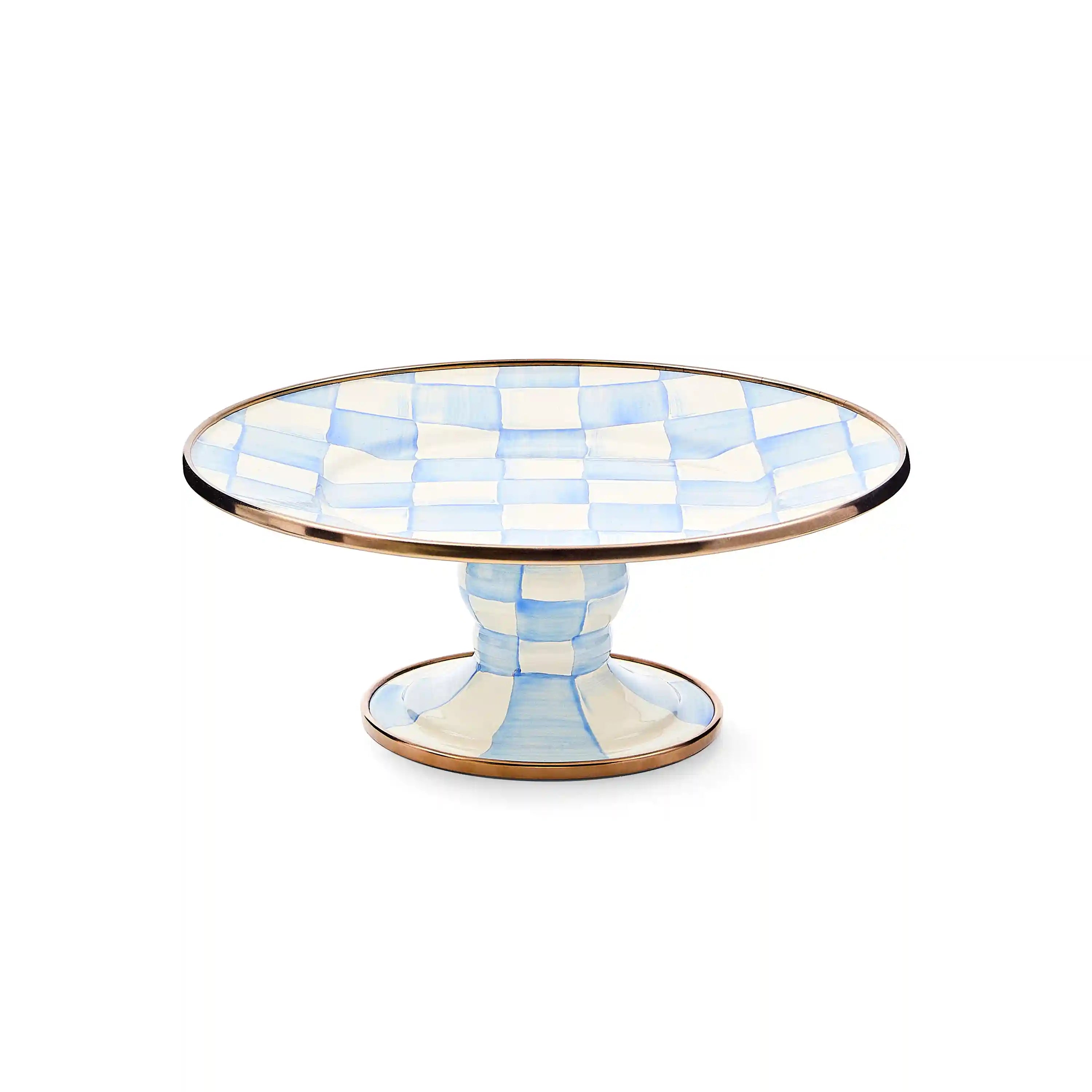 Courtly Check Large Pedestal Platter