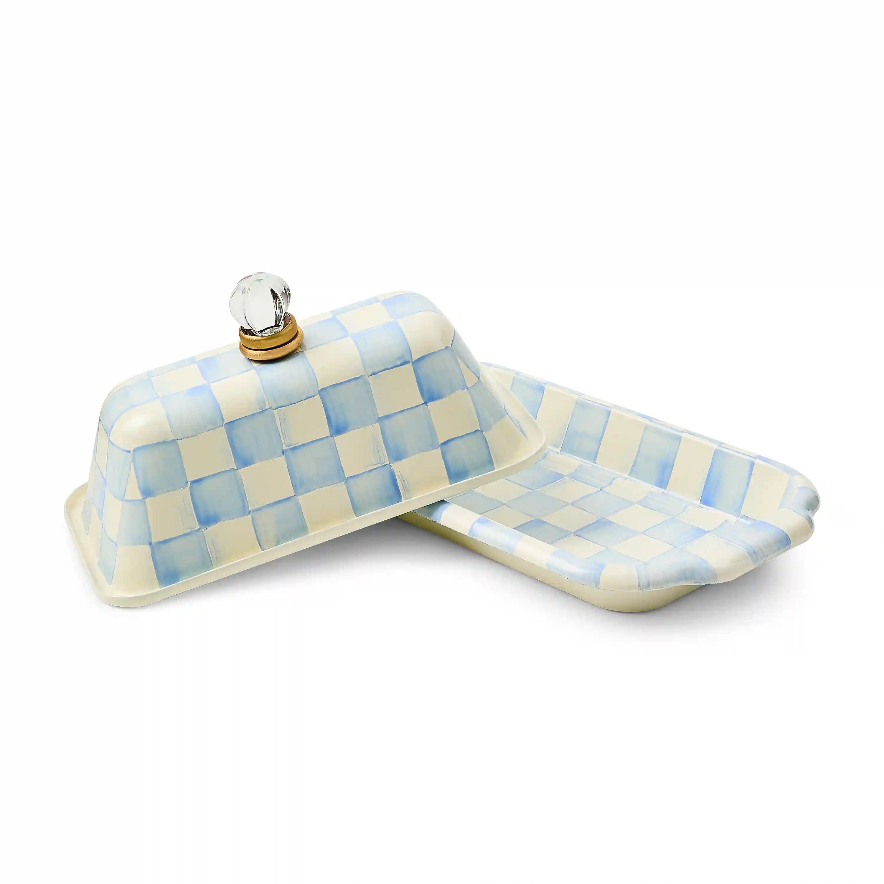 Violet Check Butter Box